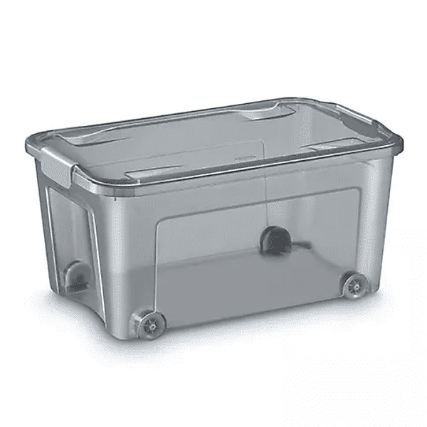 Grande Caisse Translucide à roulettes 43 ou 67 litres - 43 Litres