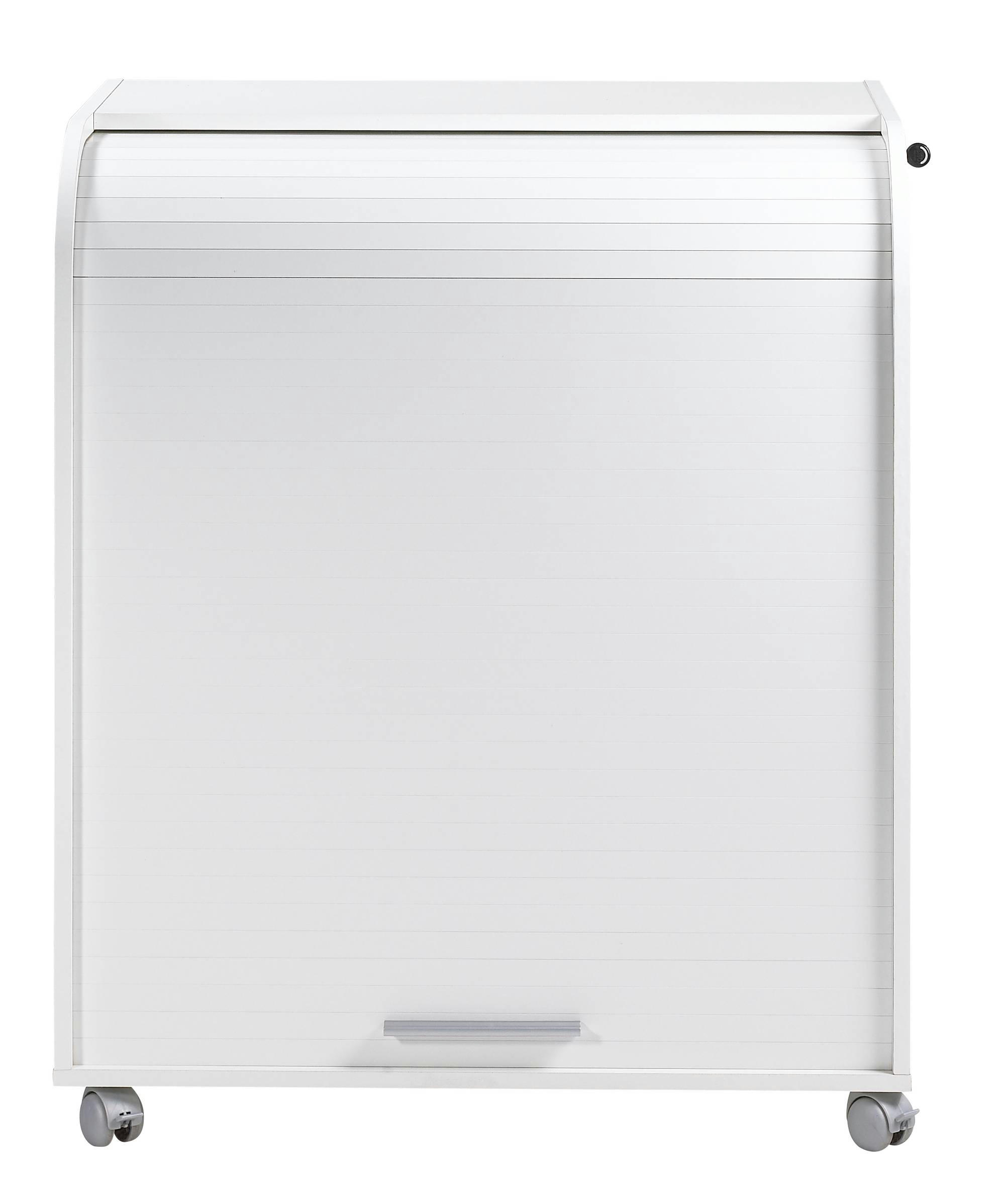 COLORS - Bureau multimédia effet bois blanc