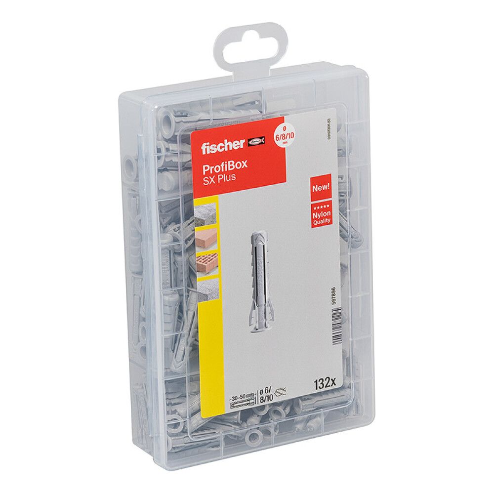 SORTIMENTSBOKS FISCHER NYLONPLUGGER 132STK