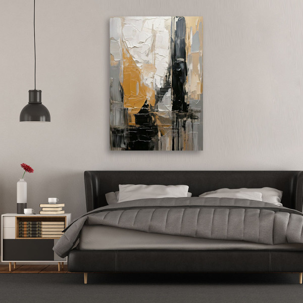 Feeby Obraz nowoczesny, Abstrakcja Tekstura Minimalizm 40x60