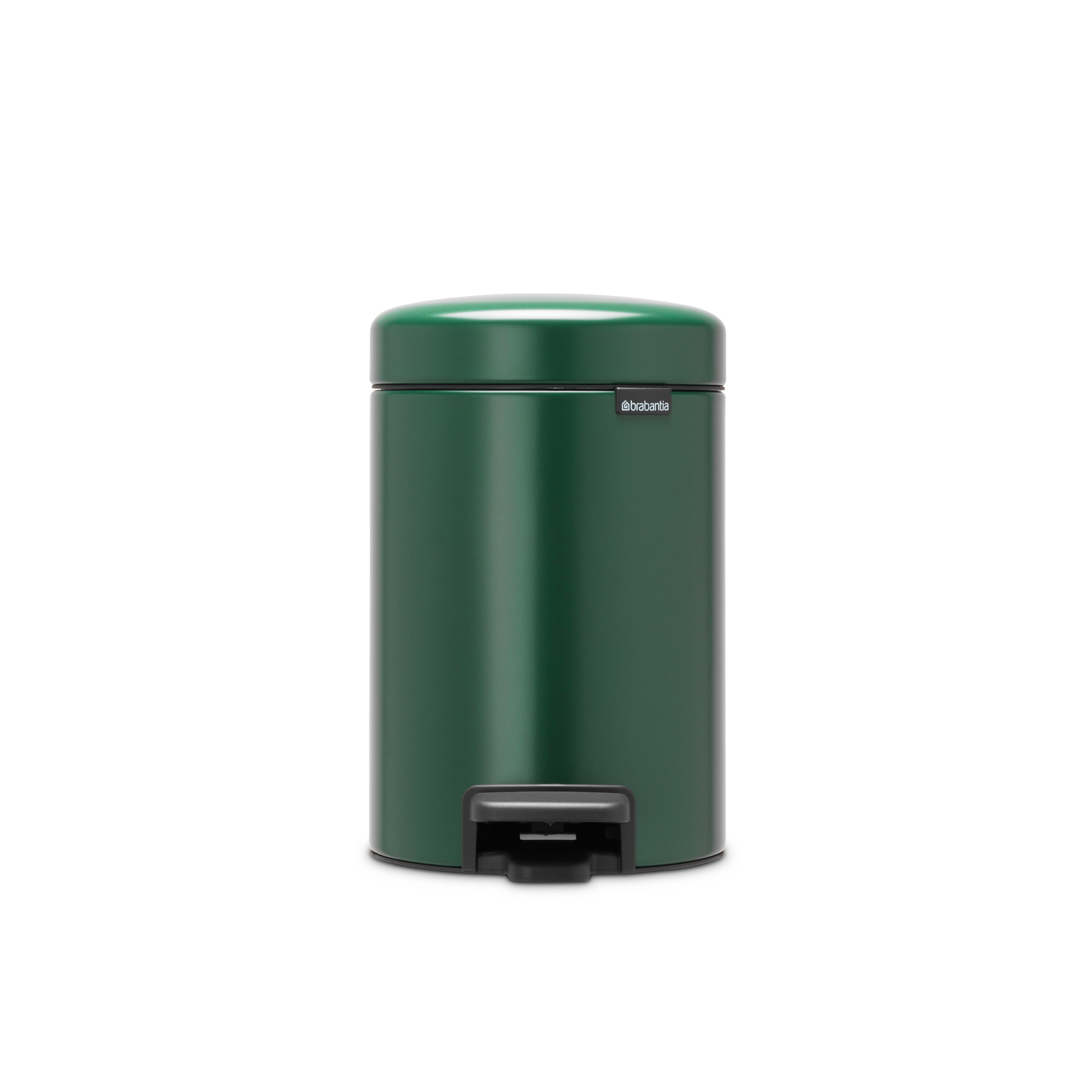 Brabantia NewIcon Pedaalemmer, 3 liter, kunststof binnenemmer - Pine Green