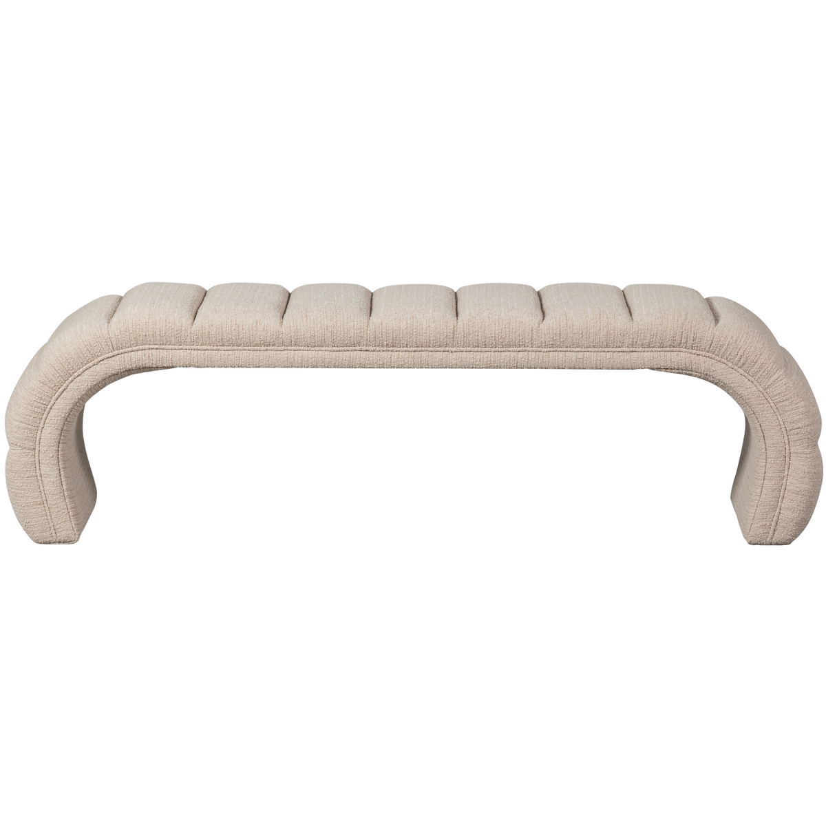 WOOOD bankje Traffic - Stof - Naturel - 47x163x51