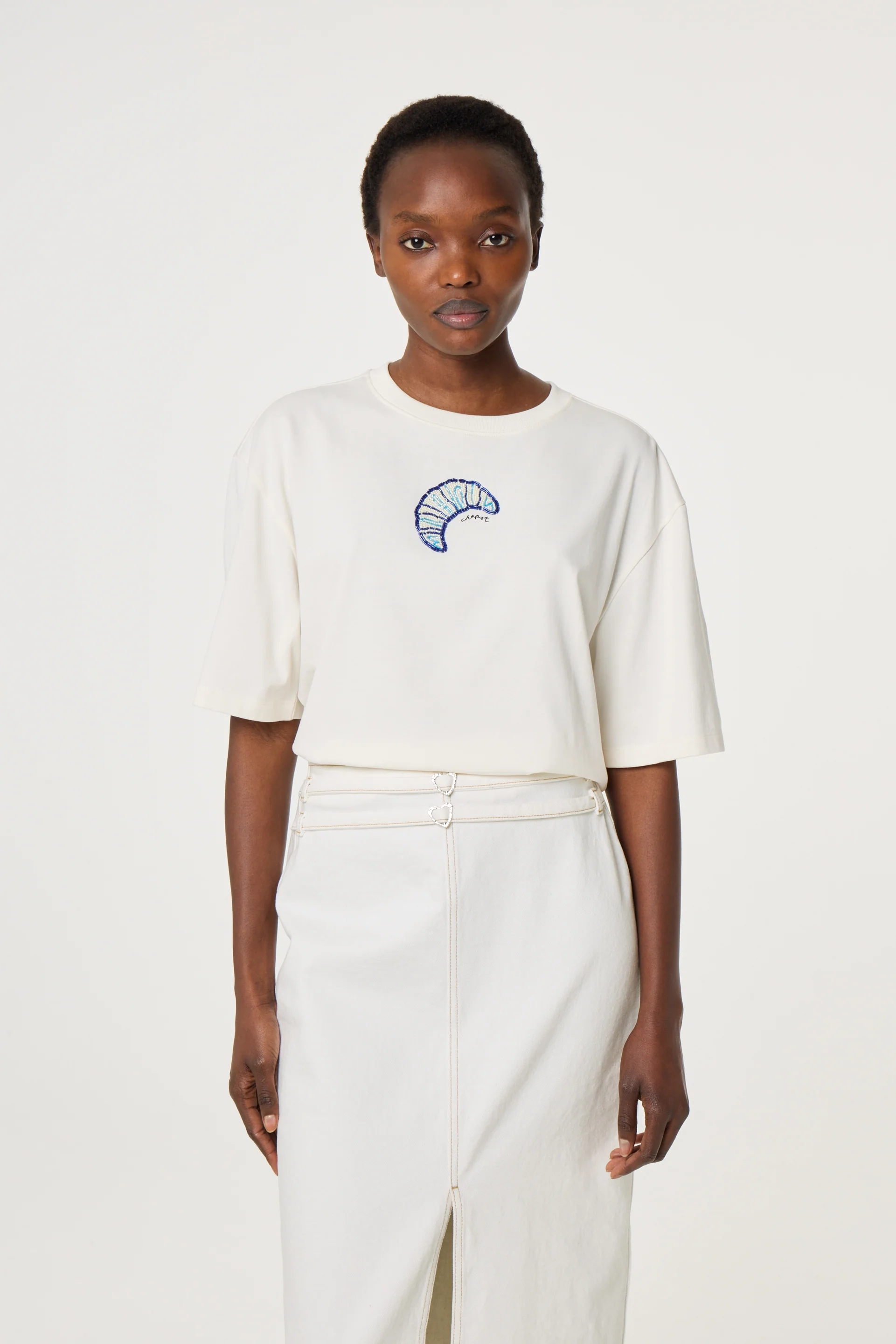 Benja T-shirt | Cosy White