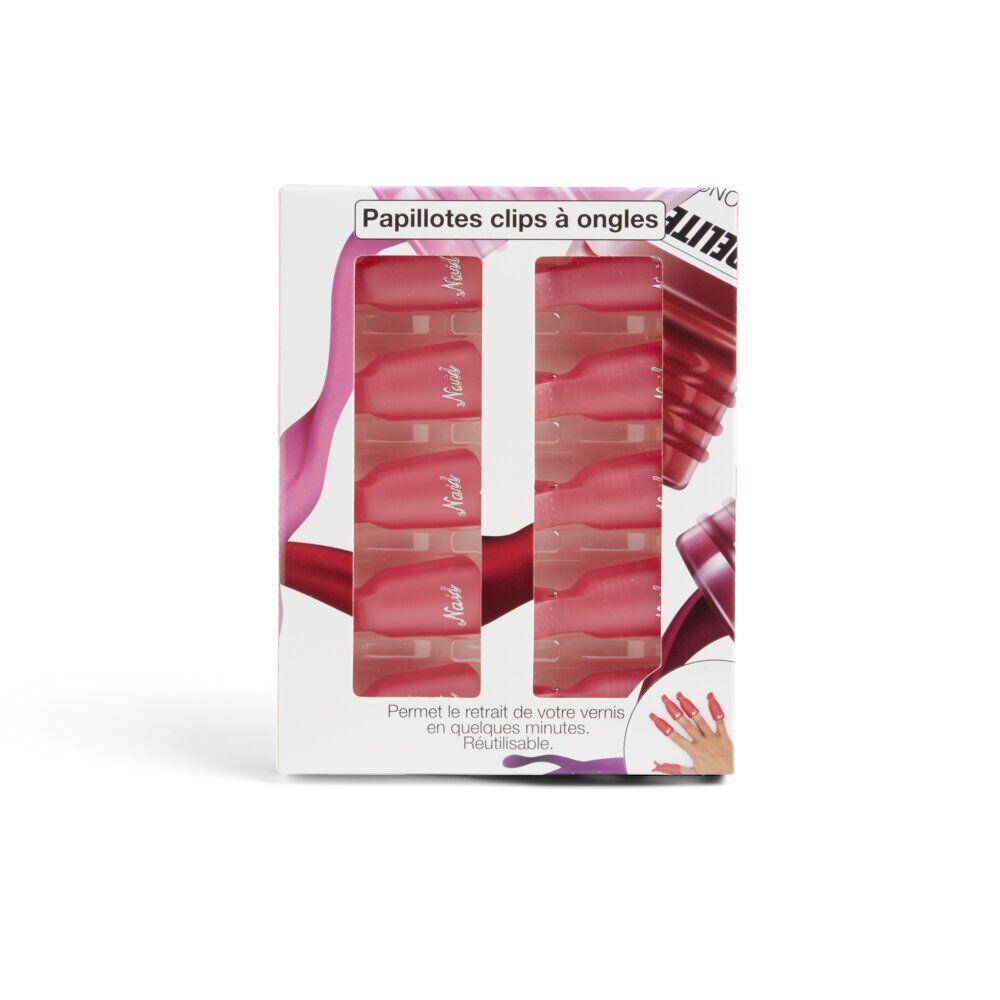 Kit papillotes clips pour ongles