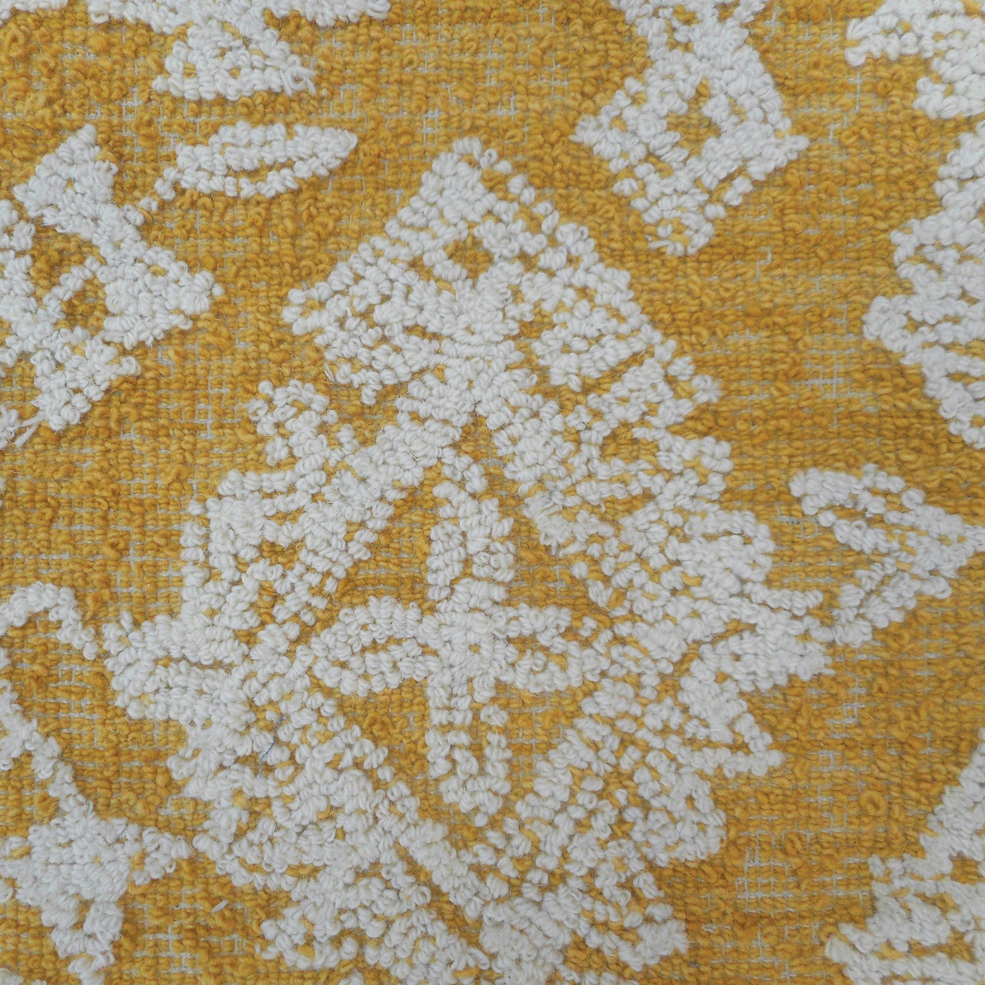RENI - Tapis  en laine or/ivoire 190 x 290