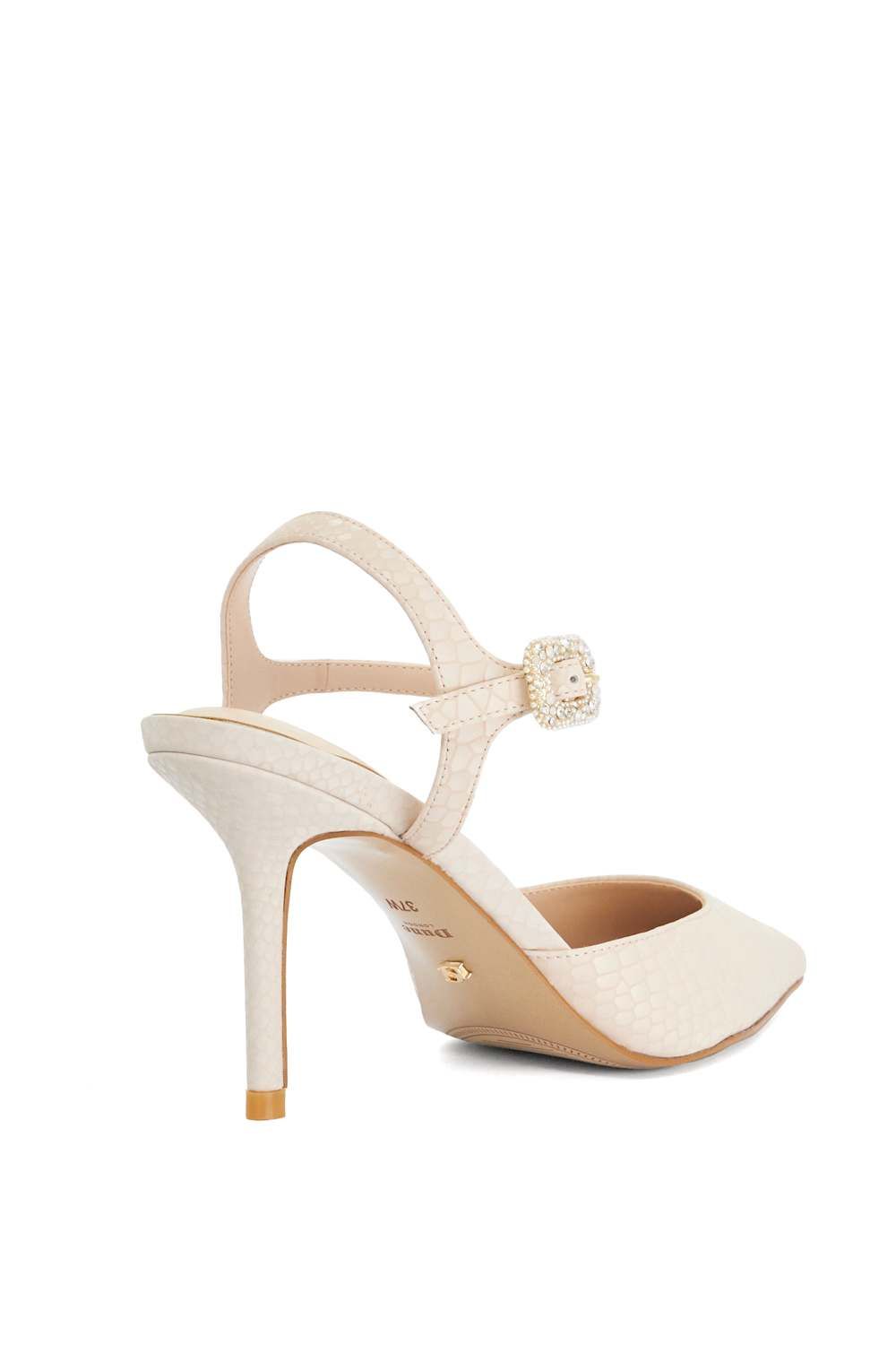 Dune London Channel' Leather Court Shoes