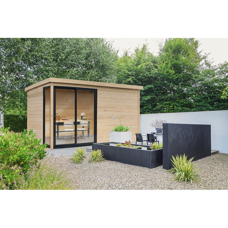 Abri de jardin en bois Faro 28 mm 4,04 x 3,04 m SOLID