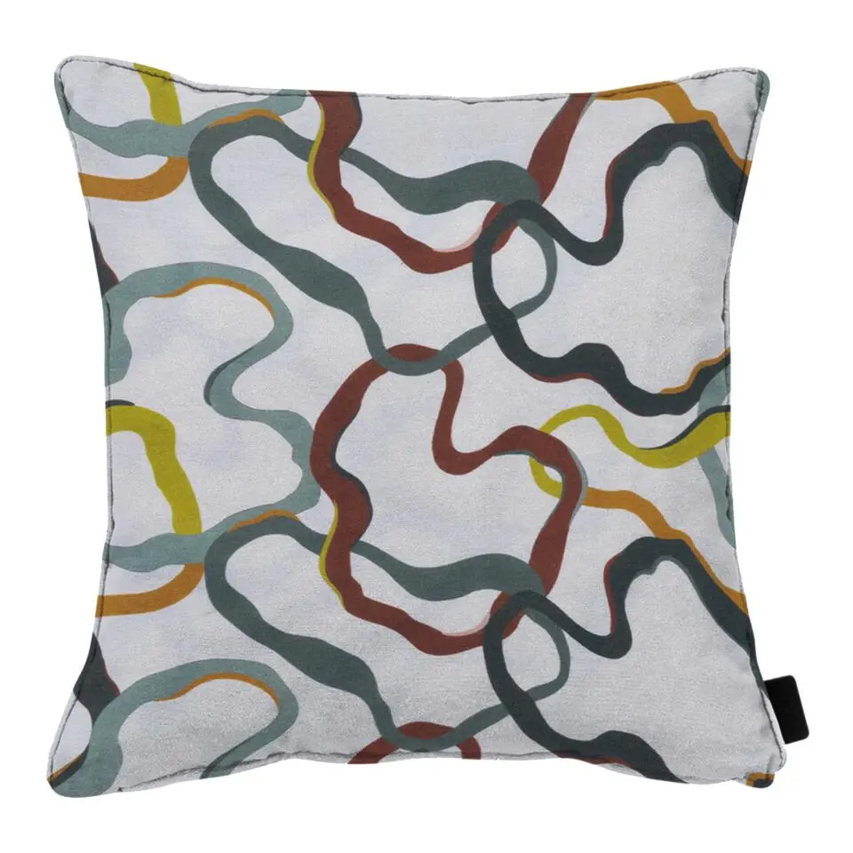 Madison - Sierkussen Blaze - Multikleur - 50x50x10cm - Set van 4