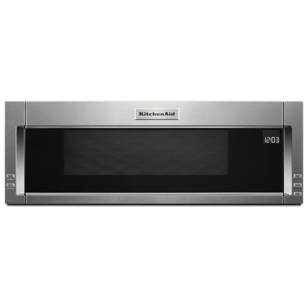 30-Inch Low Profile Microwave Hood, 1000W, Stainless Steel, Dual LED, 4-Speed Ventilation