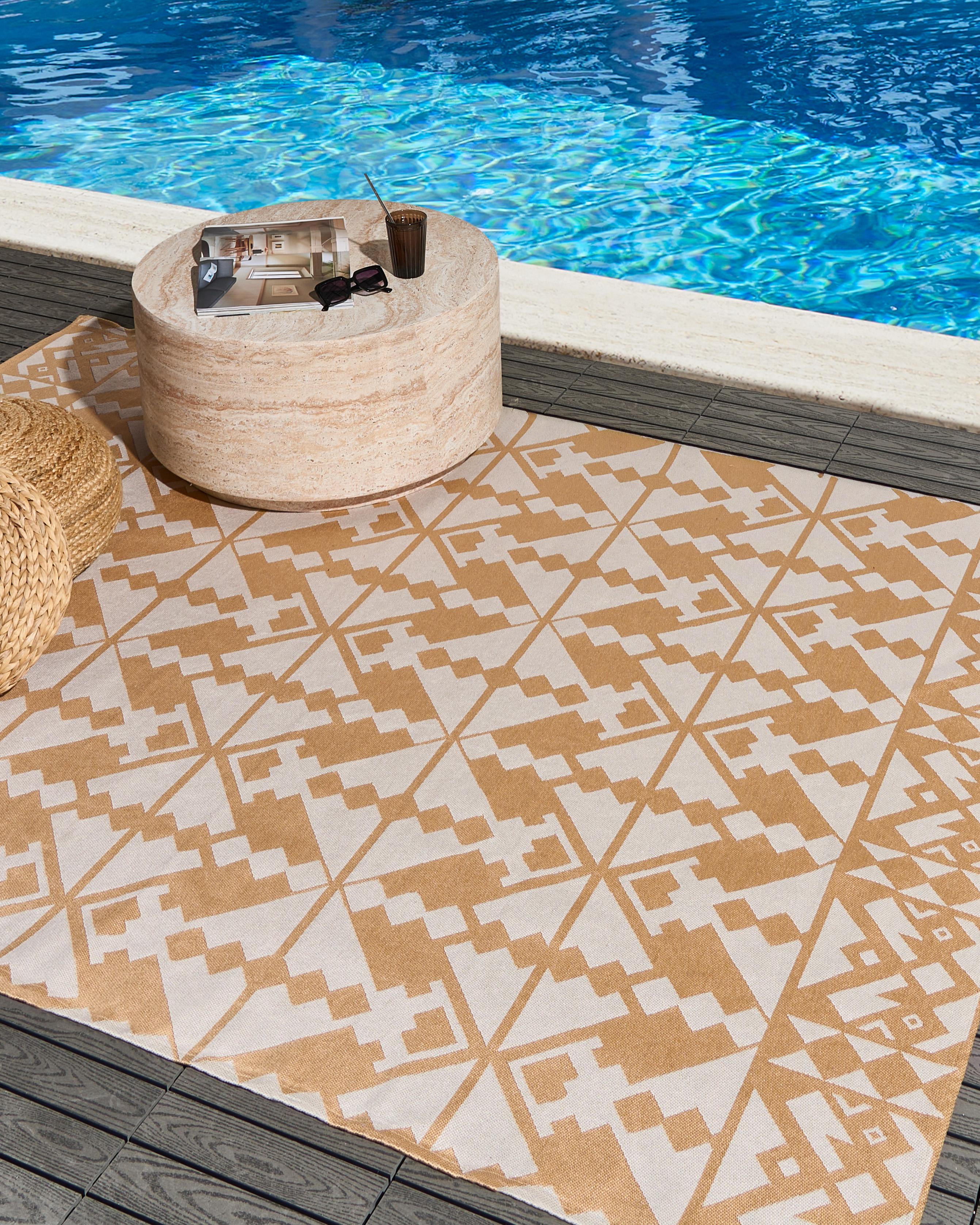Outdoor Rug BALASORE Beige 80 x 150 cm