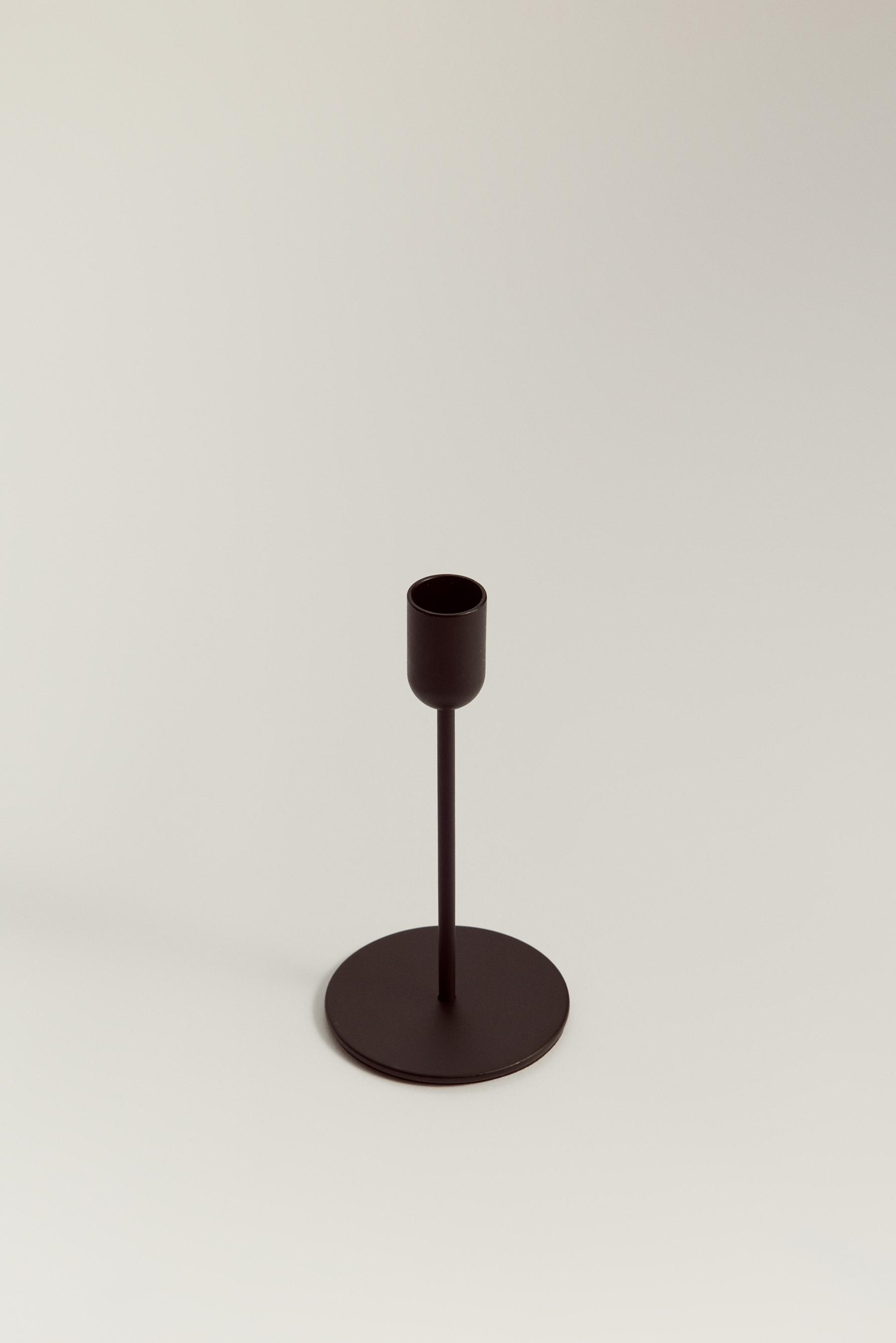 Portavelas metálico 16 cm