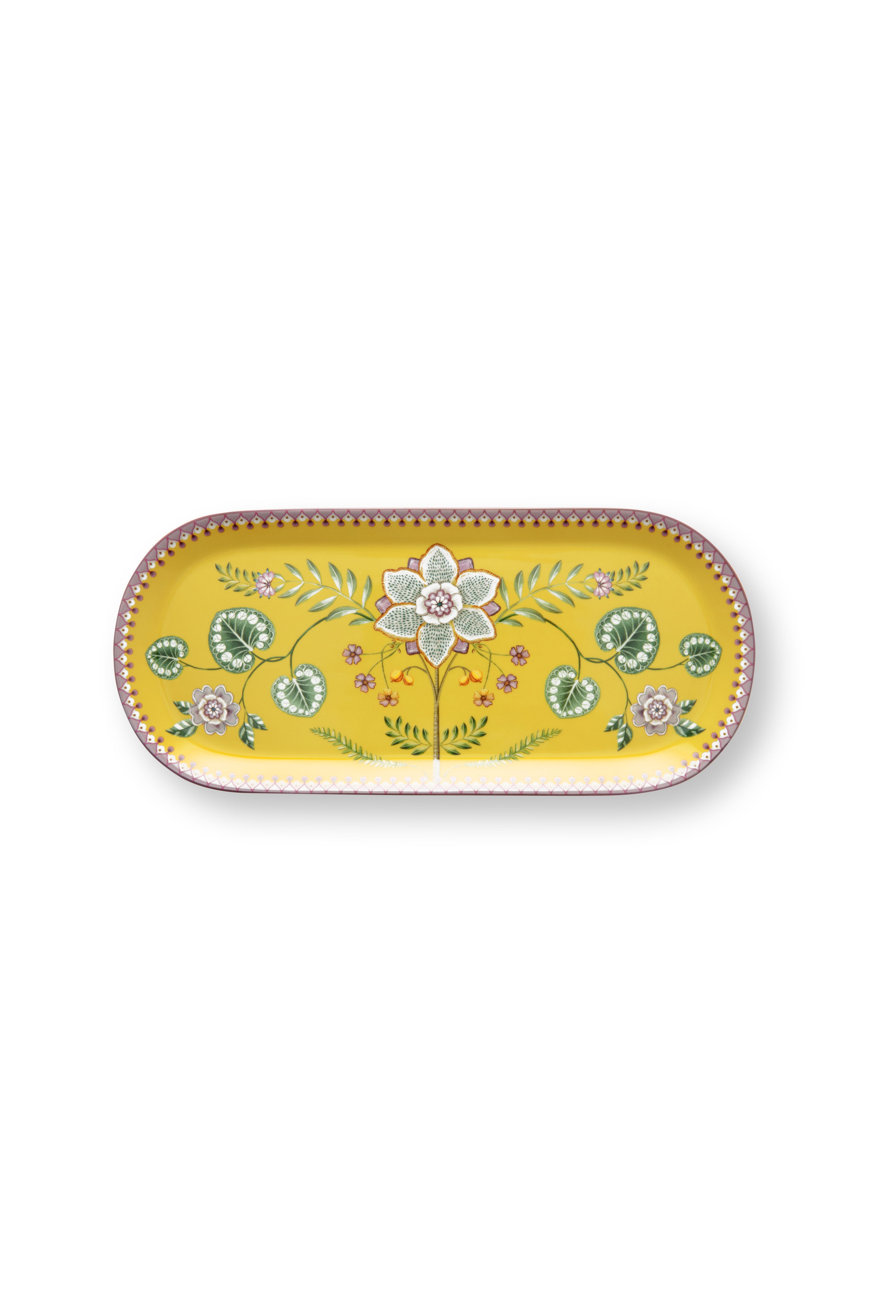 Pip Studio Serveerschaal - Lily&Lotus - Geel - 16cm