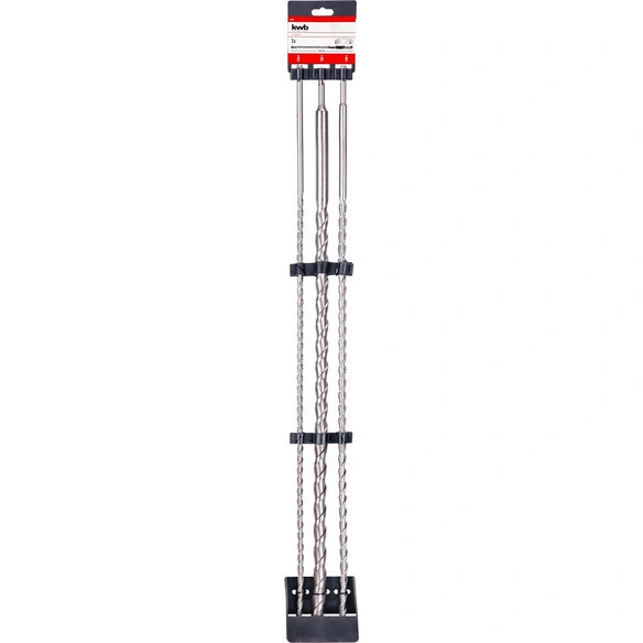 Hammerbohrer-Set »SDS-Plus«, Länge: 1000 mm, Ø: 12, 16 und 24 mm