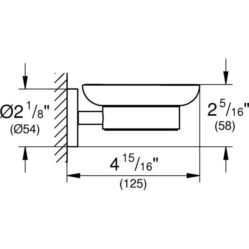 Seifenschale Glashalter