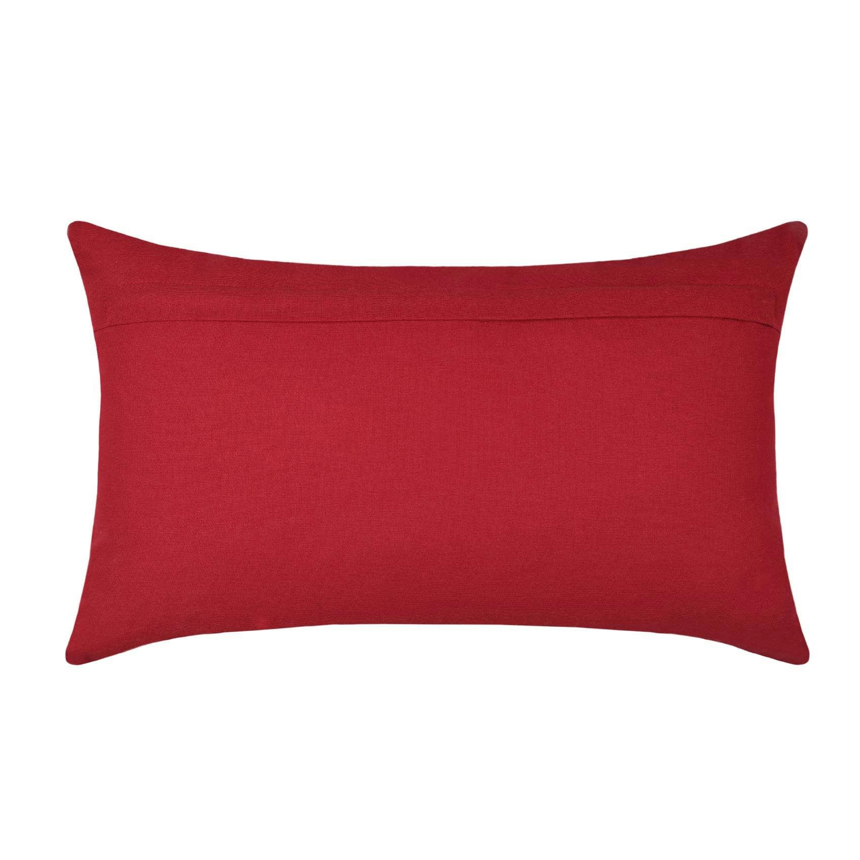 - Coussin ambiance chalet de montagne coton gris anthracite 30x50 cm