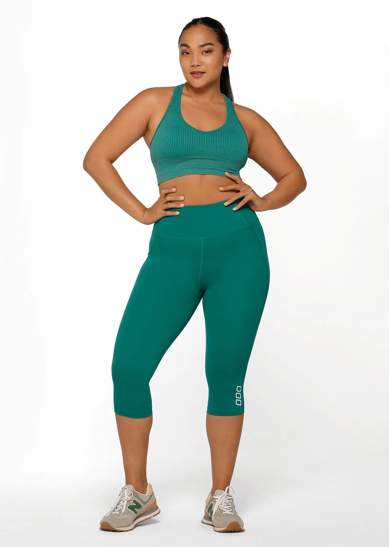 Ruched No Chafe 3/4 Leggings