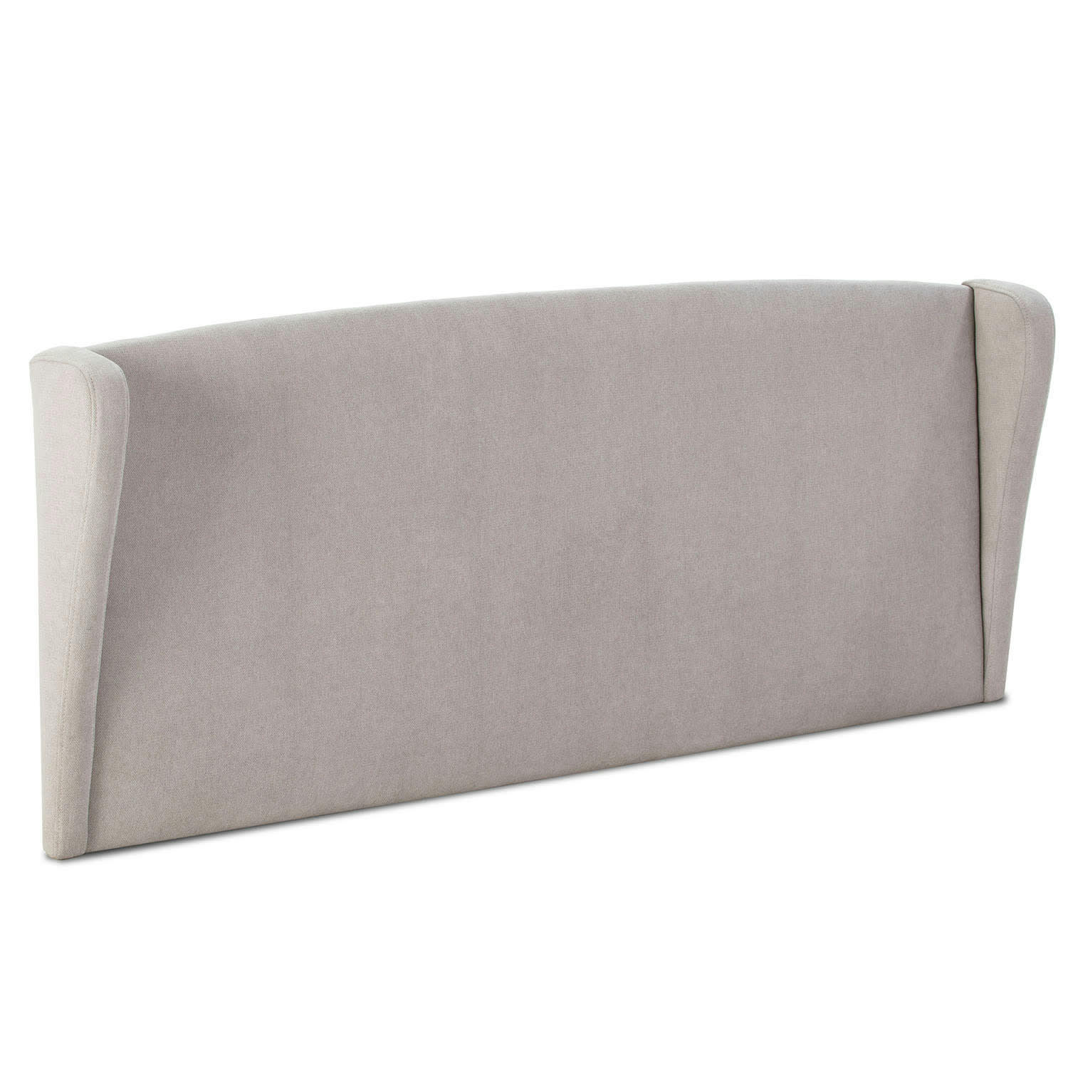 MUNICH - Tête de lit tapissée oreiller 140x60 cm couleur gris