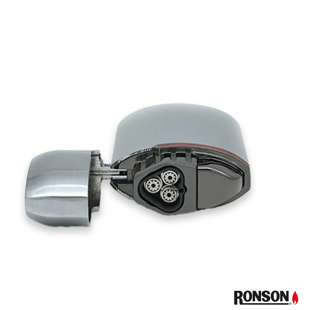 Ronson Fen Cigar Lighter Jet Gas Lighter SILVER (114001)