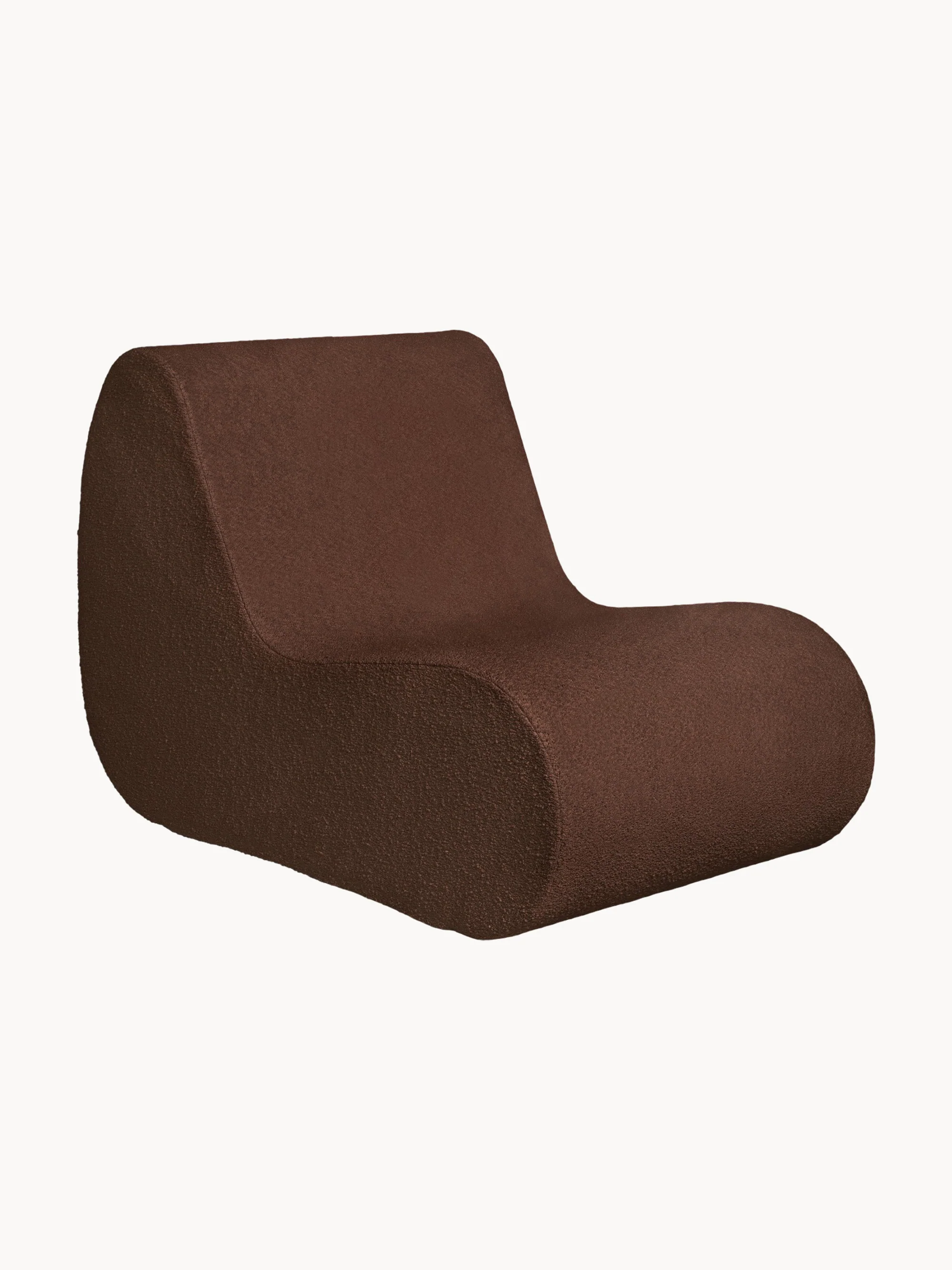 Bouclé-Garten-Loungesessel Rouli