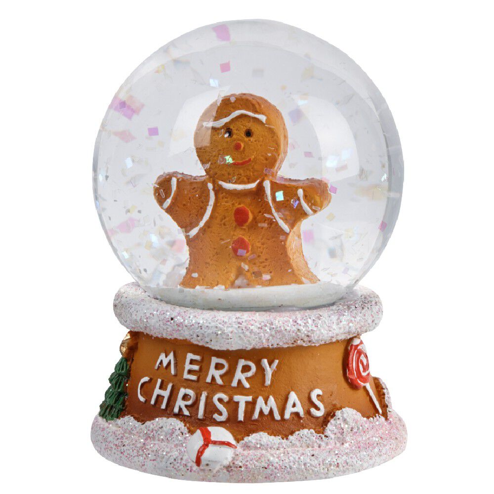 Boule à neige pain d'épice, 2 modèles
