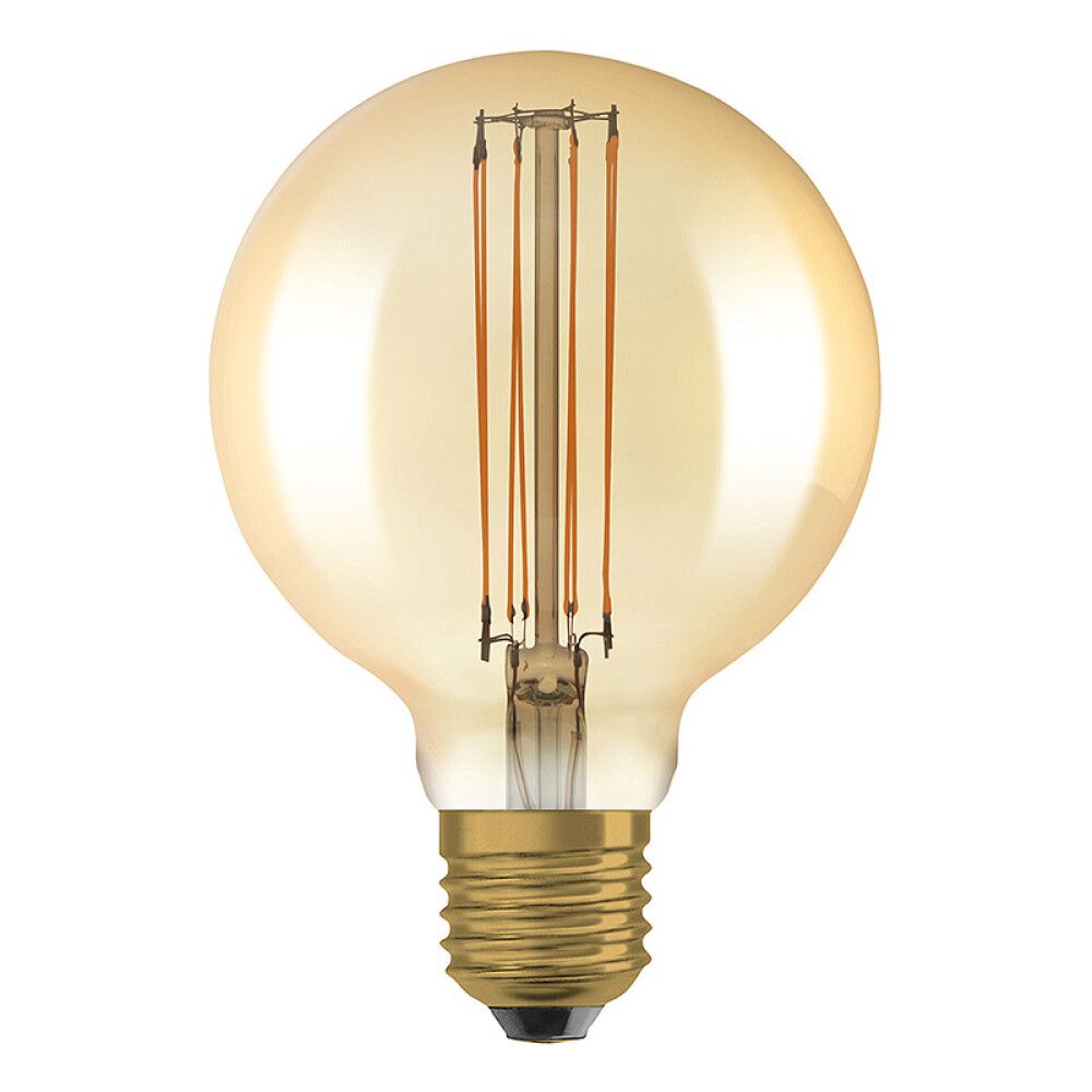 LYSPÆRE OSRAM LED GLOBE 95 GOLD 2200K E27 8,8W