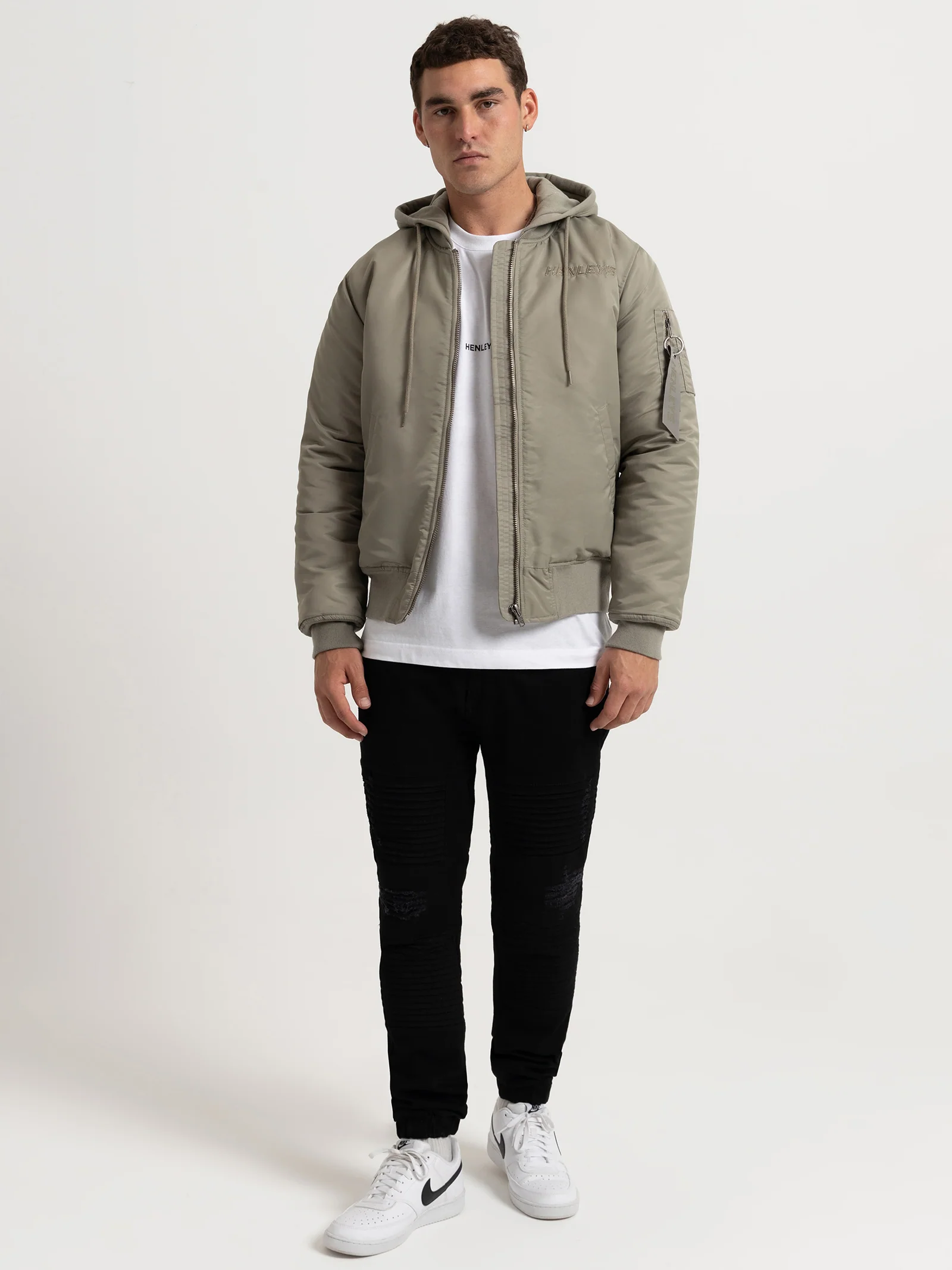 Overdrive Hooded Bomber Jacket