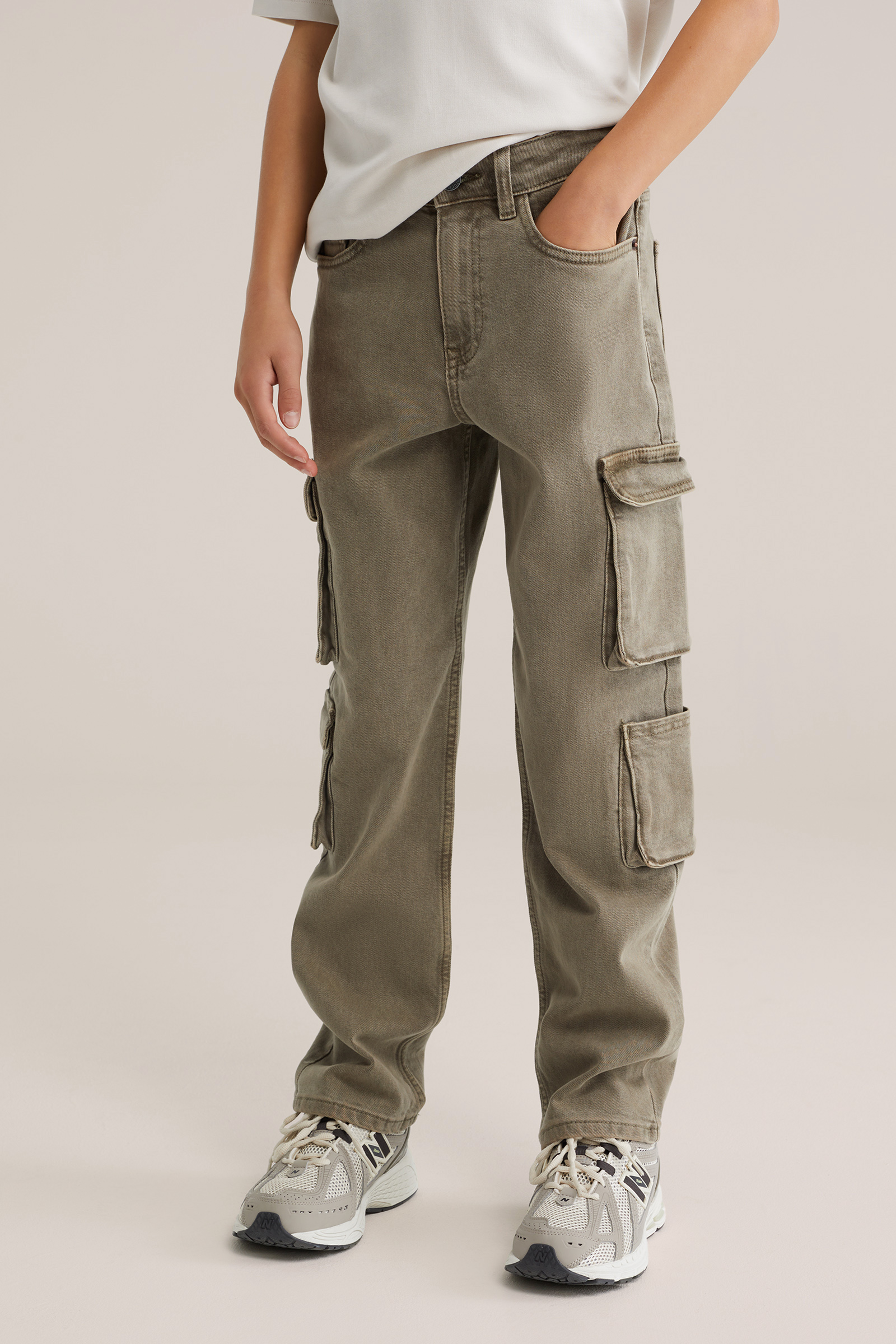 Jongens loose fit cargojeans
