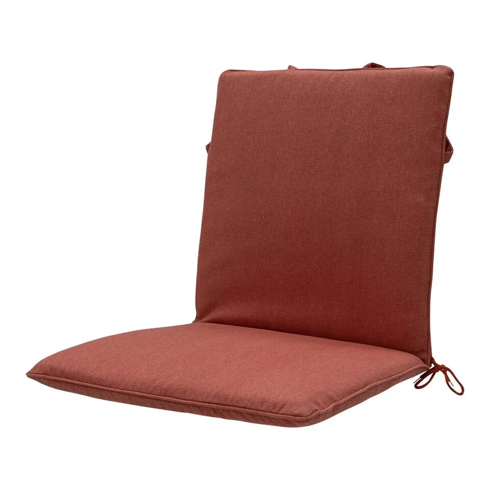 Madison - Stapelstoelkussen Terra canvas eco  - Ca. 97x49 cm - Set van 4