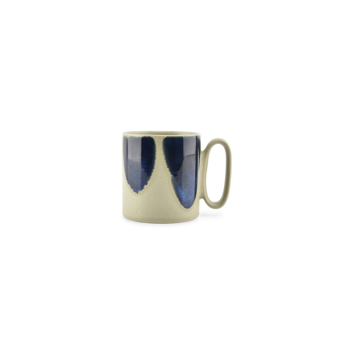 Salt & Pepper - Beker 39cl green/blue Paint - Set van 4
