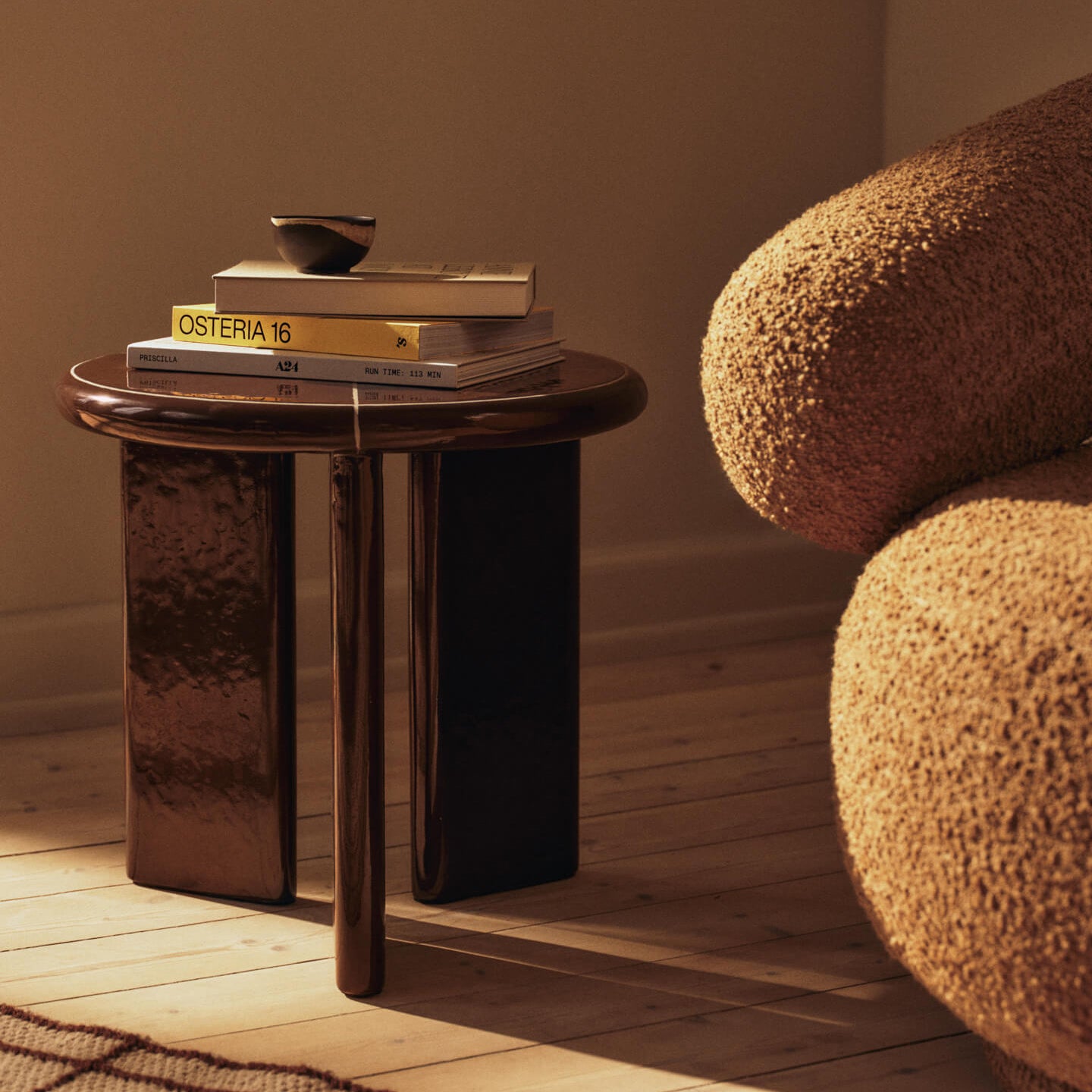 Ferm Living Deya Bijzettafel - Chestnut Brown