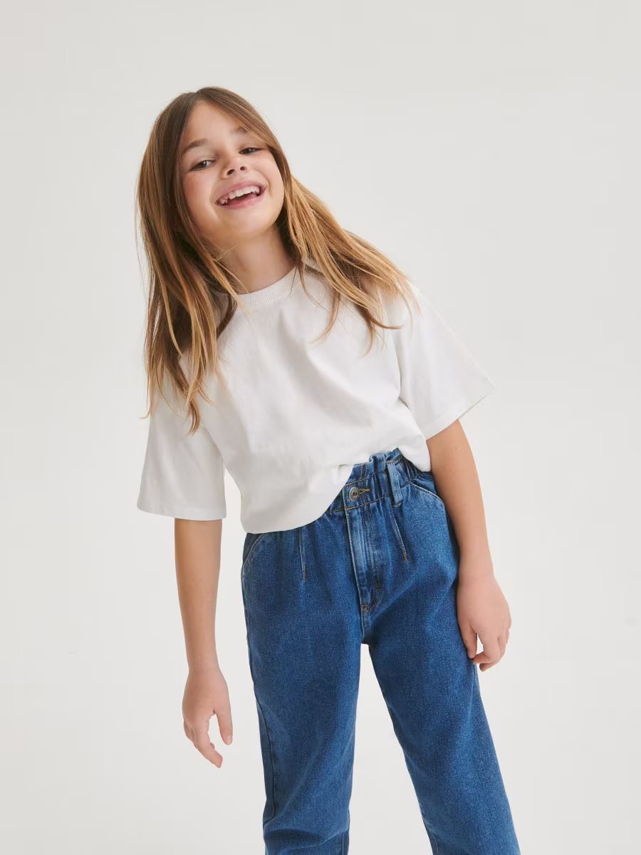 Classic Denim Baggy Trousers