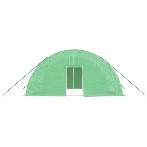 NNEVL Greenhouse with Steel Frame Green 24 m&sup2; 6x4x2.85 m