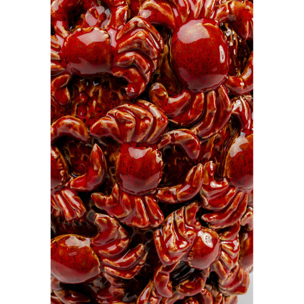 KARE wazon dekoracyjny CRABS 39 cm czerwony