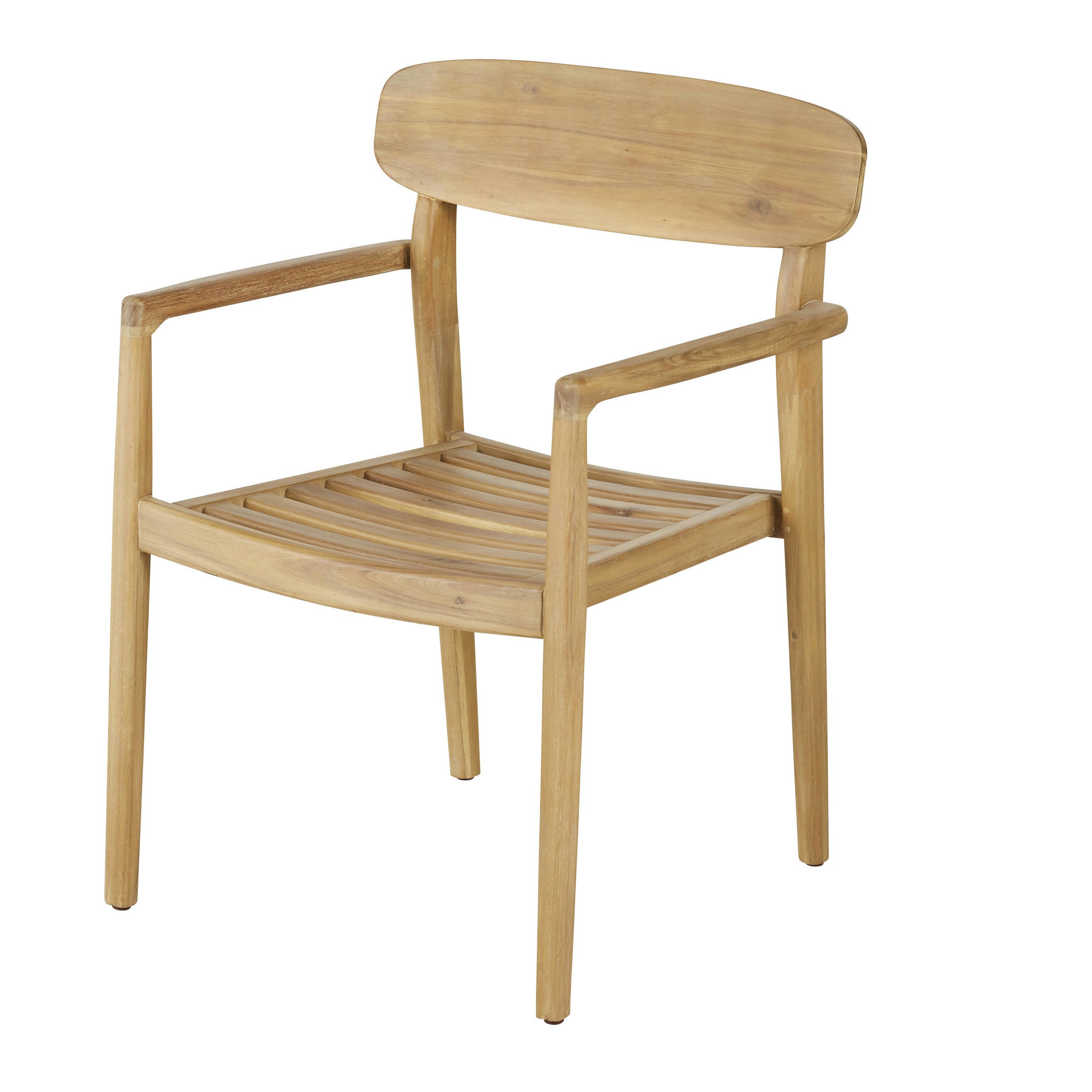 Falak Business - Chaises à dîner de jardin professionnelles en bois d