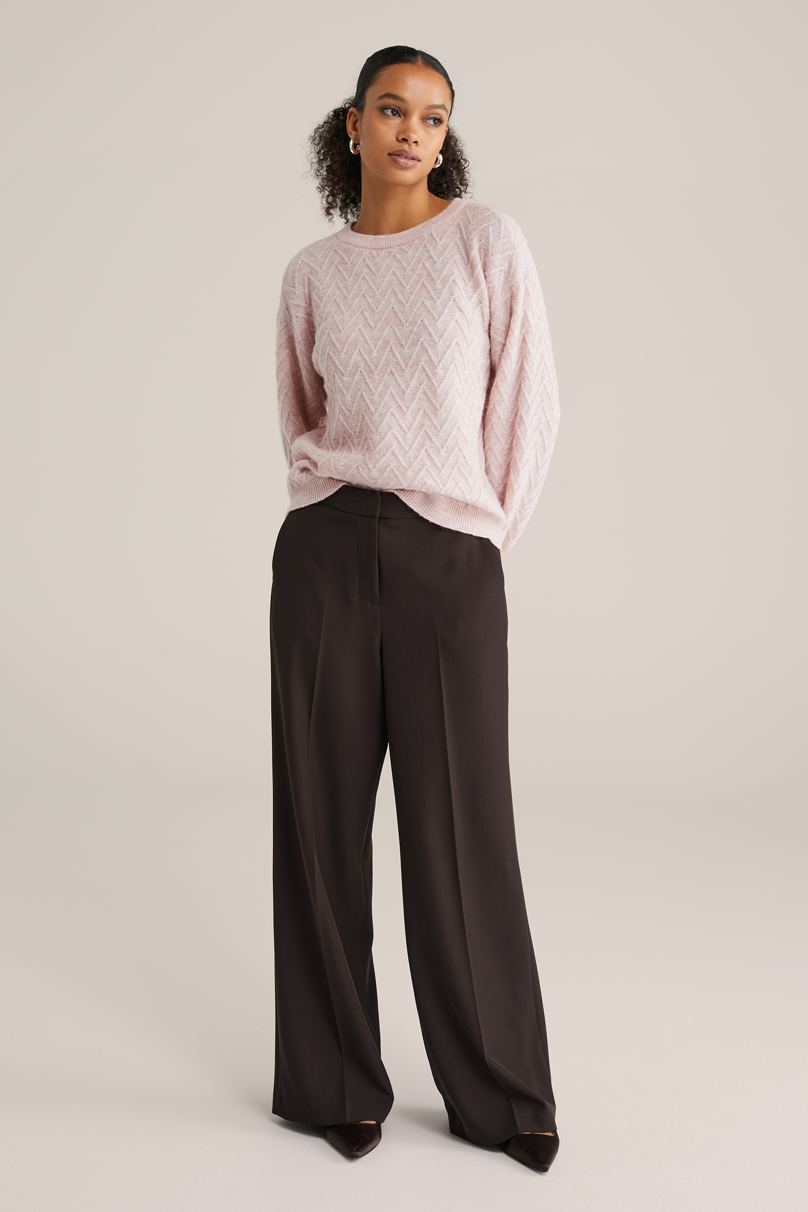 Dames trui met structuur