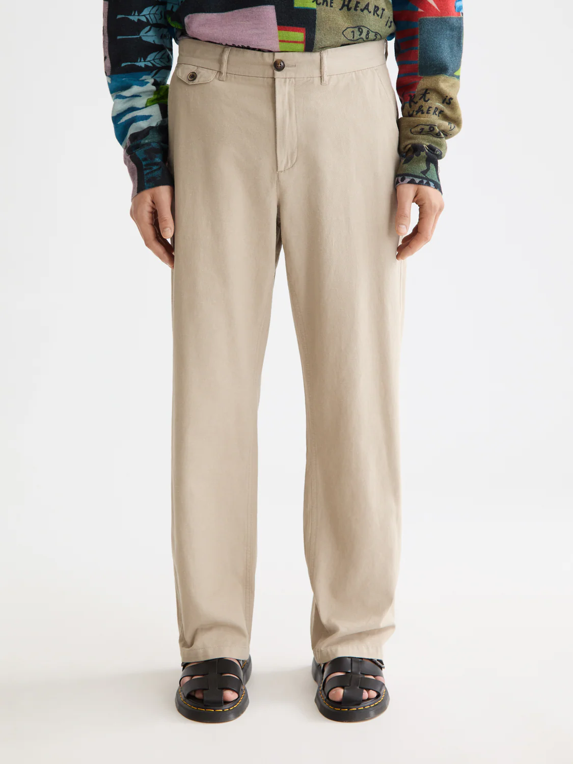Otis - Relaxed Straight-Fit Cotton Linen Twill Chino