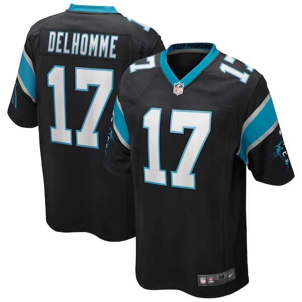 Jake Delhomme Carolina Panthers Nike Game Retired Player Jersey - Black/Light Blue