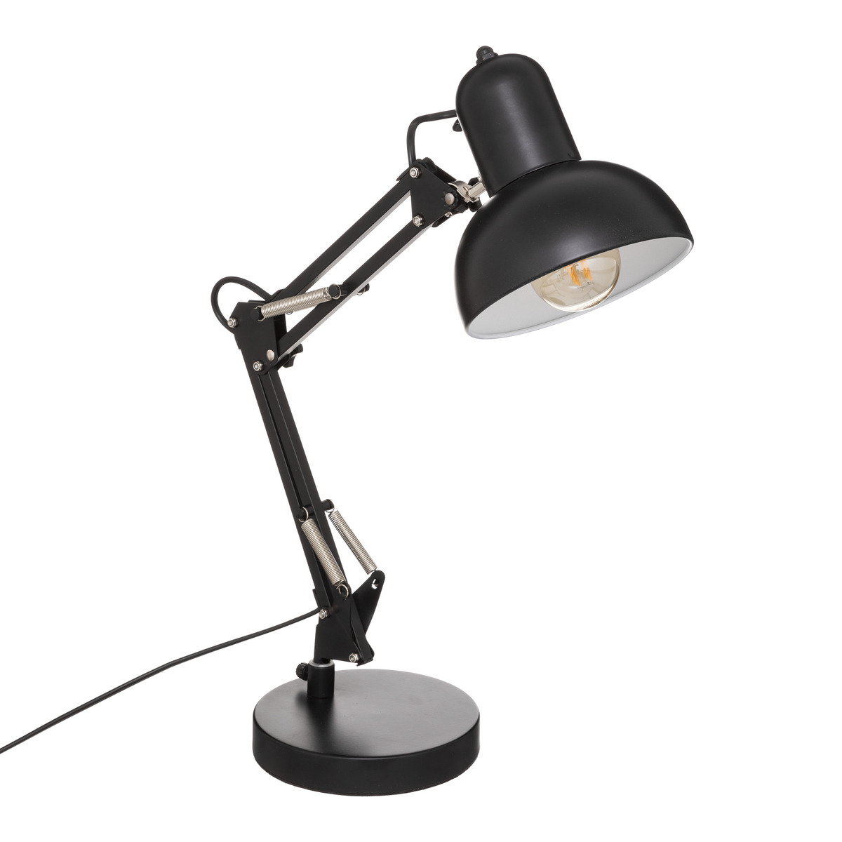Lamp "Bren" Black metal, H.56 cm