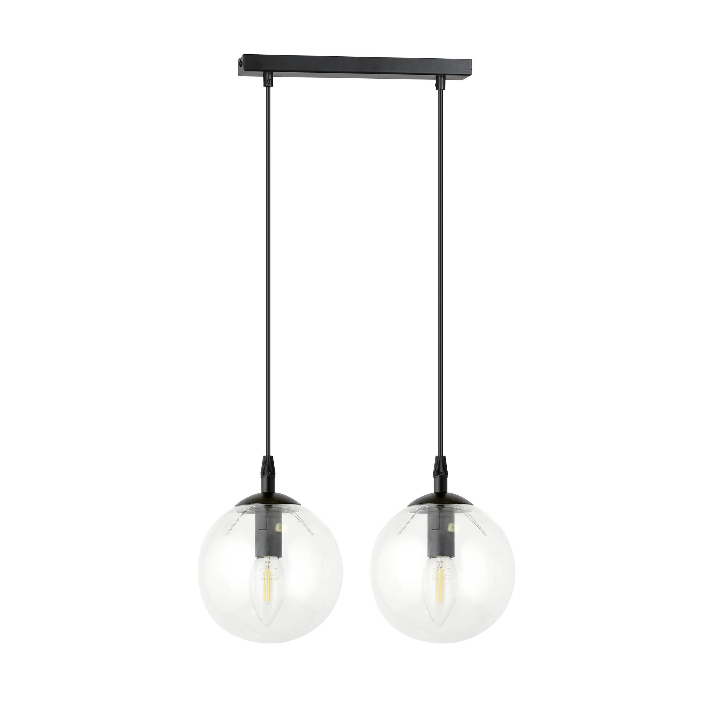 2-lichts hanglamp Wanda