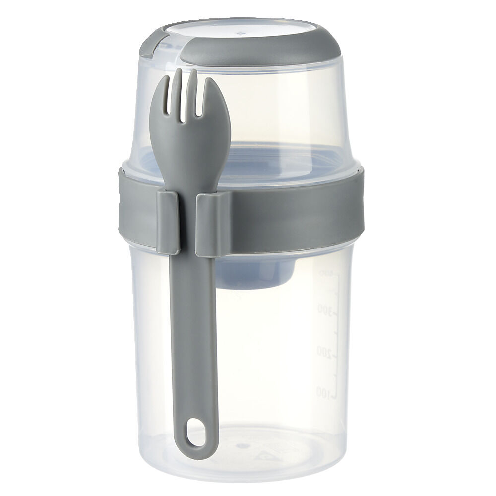 BoÎte alimentaire compartimentée nomade plastique 11x8xH10cm