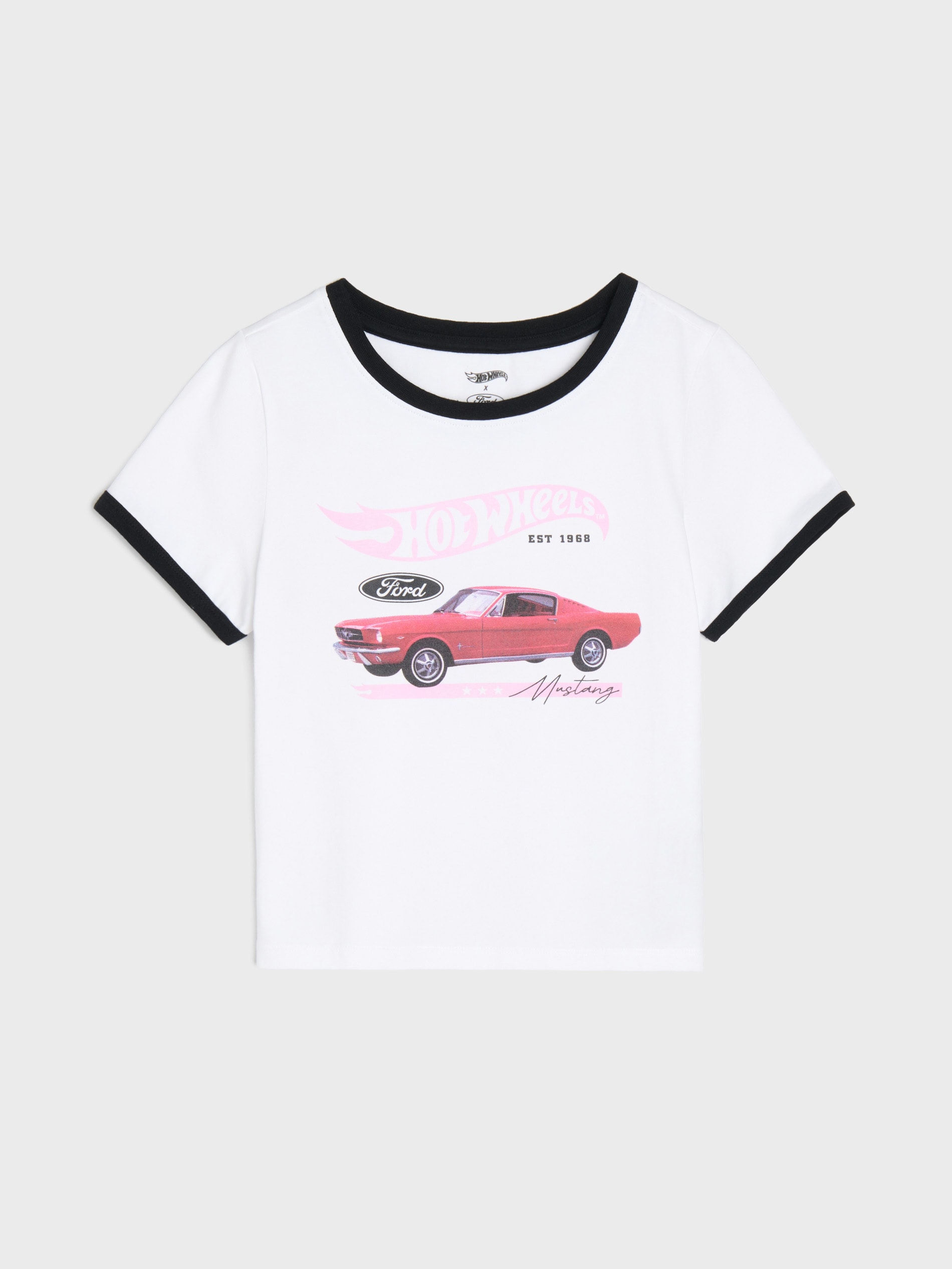 Bawełniana koszulka z nadrukiem Hot Wheels and Ford
