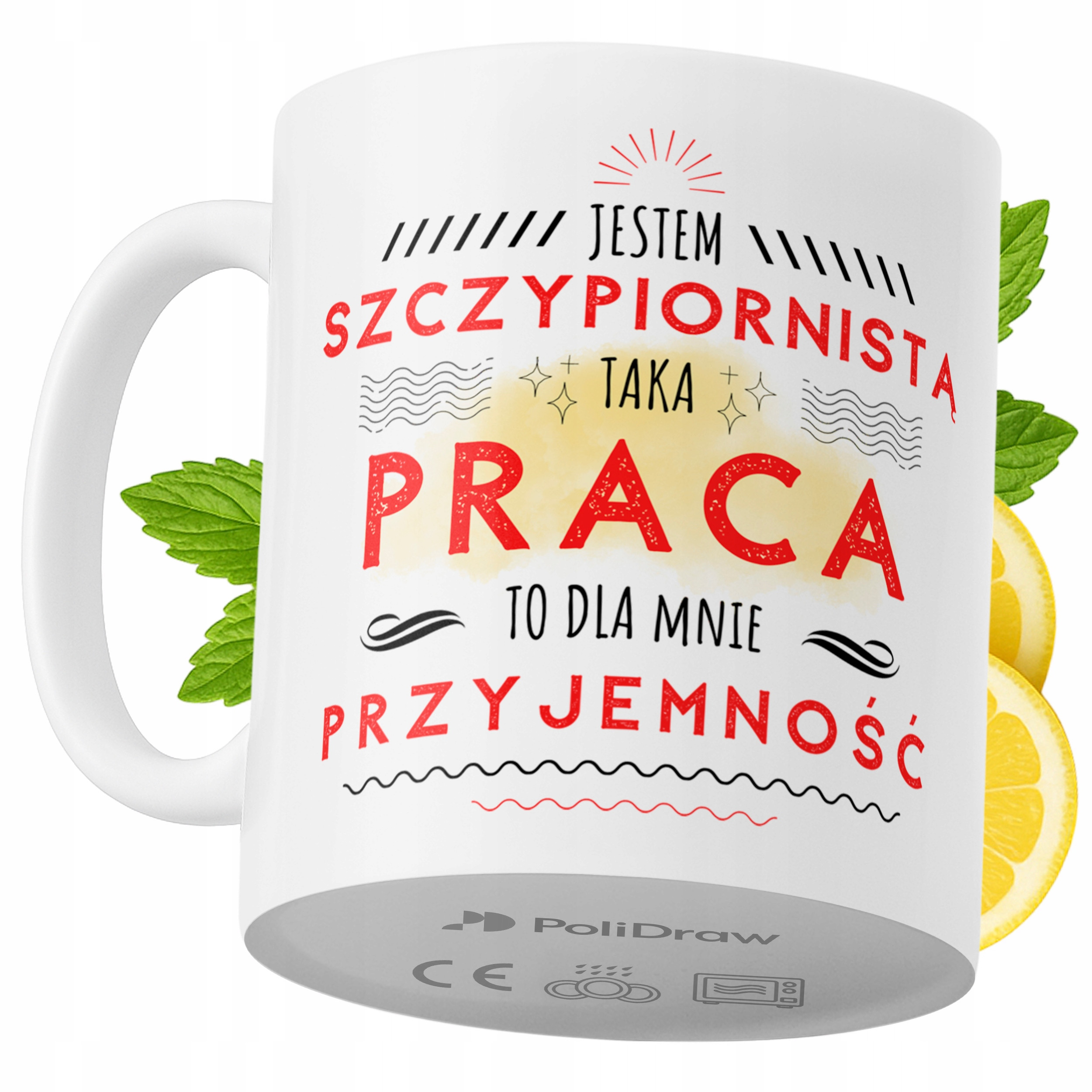 Kubek Dla Szczypiornisty na Prezent z Nadrukiem ze Zdjęciem 330 ml PoliDraw