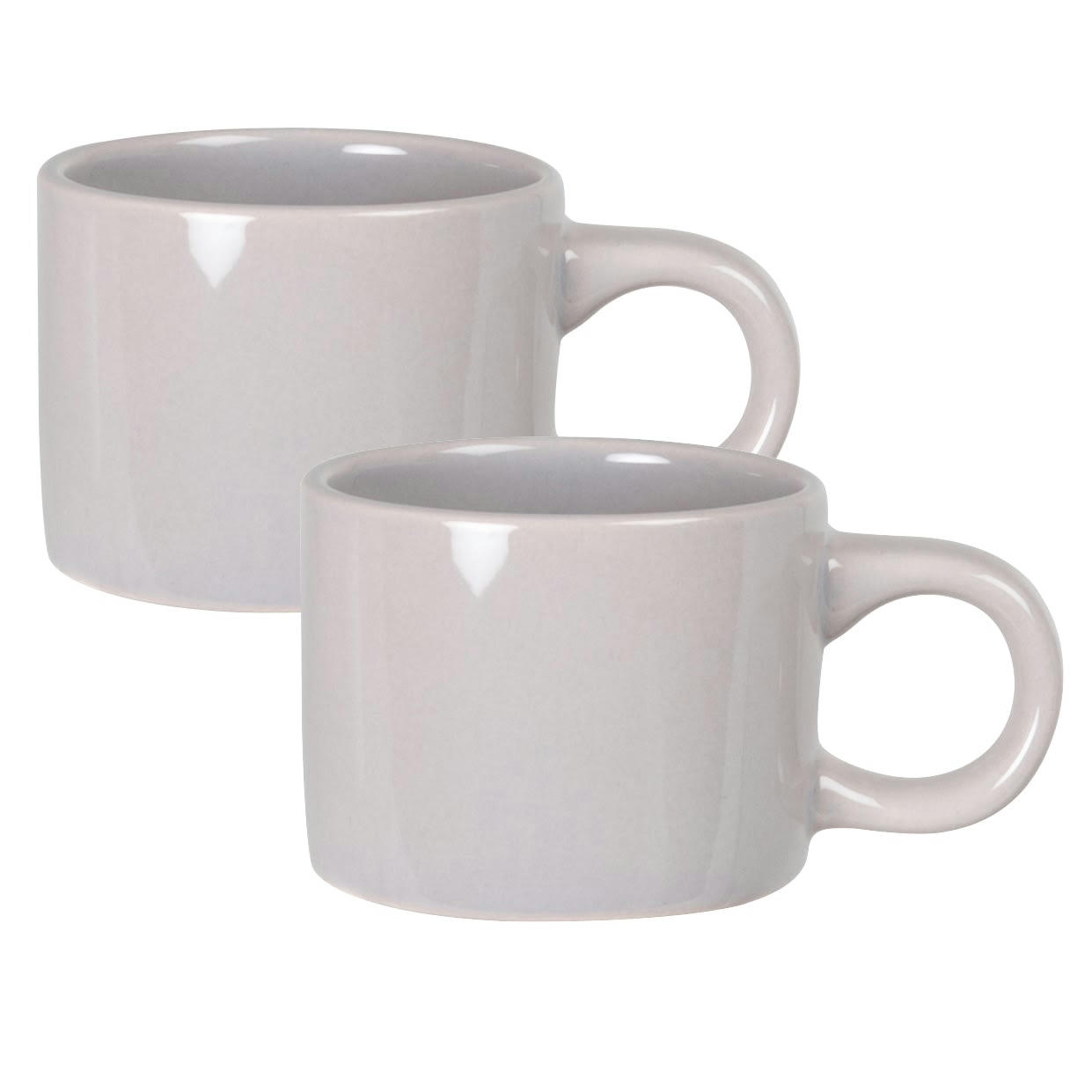 - Tasse en grès gris