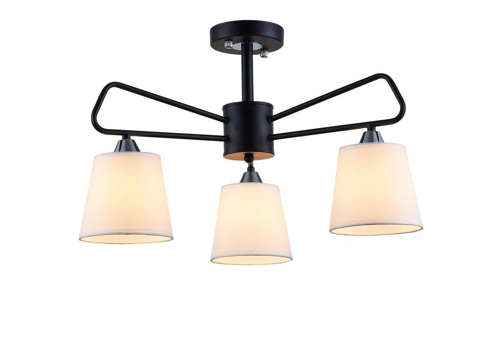Wisząca MORLEY lampa 3 czarny