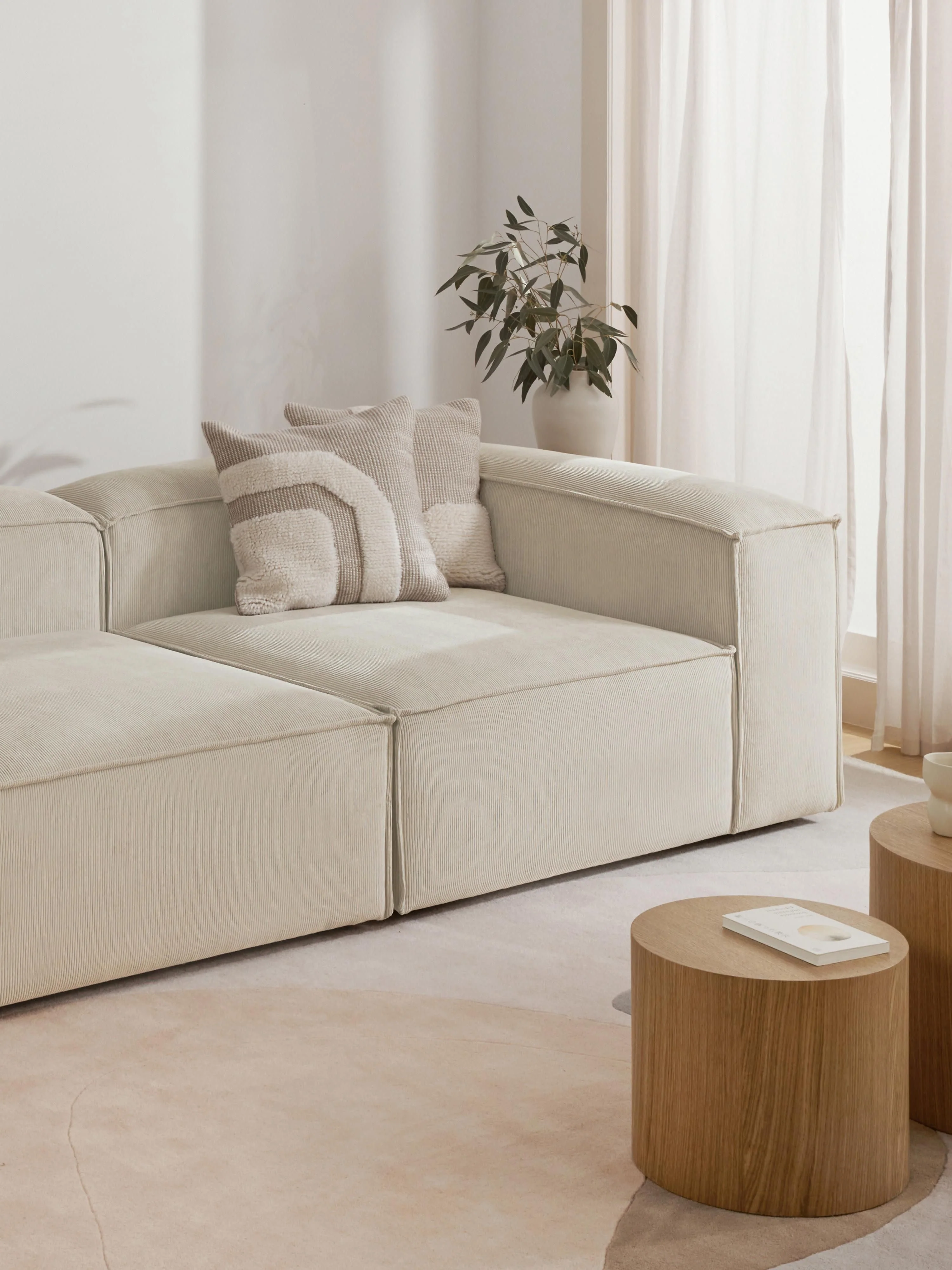 Eckmodul Lennon aus Cord