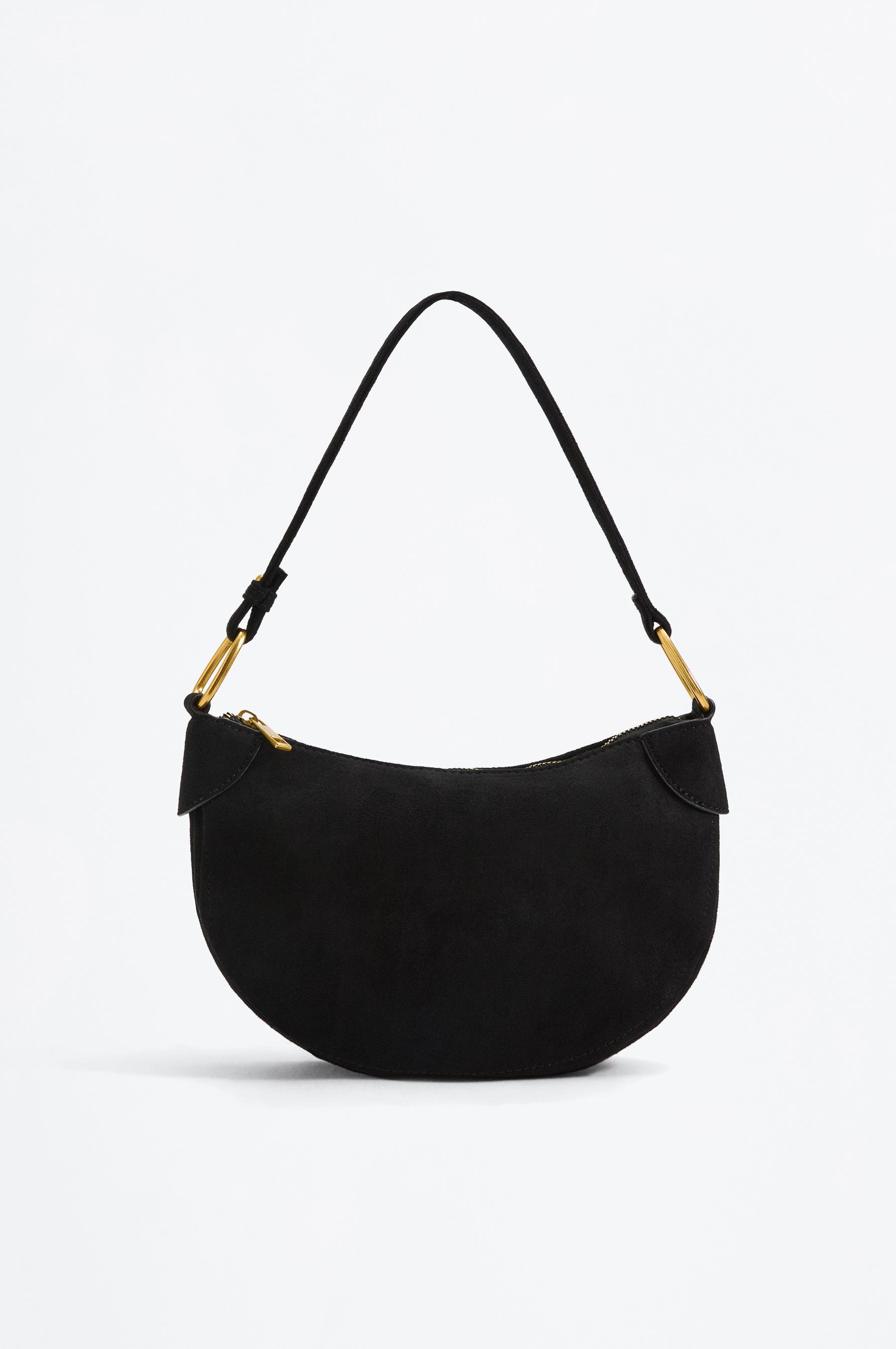 Bolso de hombro efecto ante detalle aro