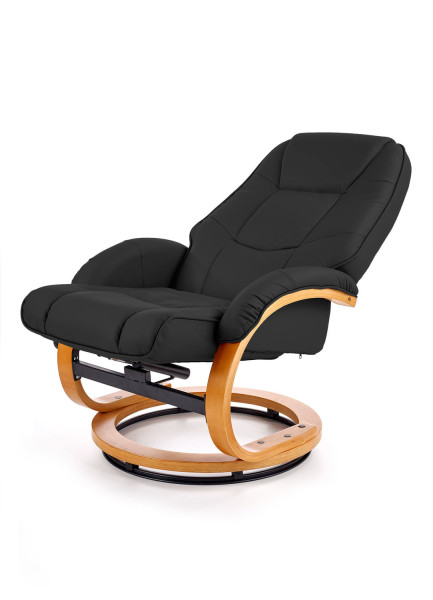 Fotel MATADOR czarny z funkcją relax