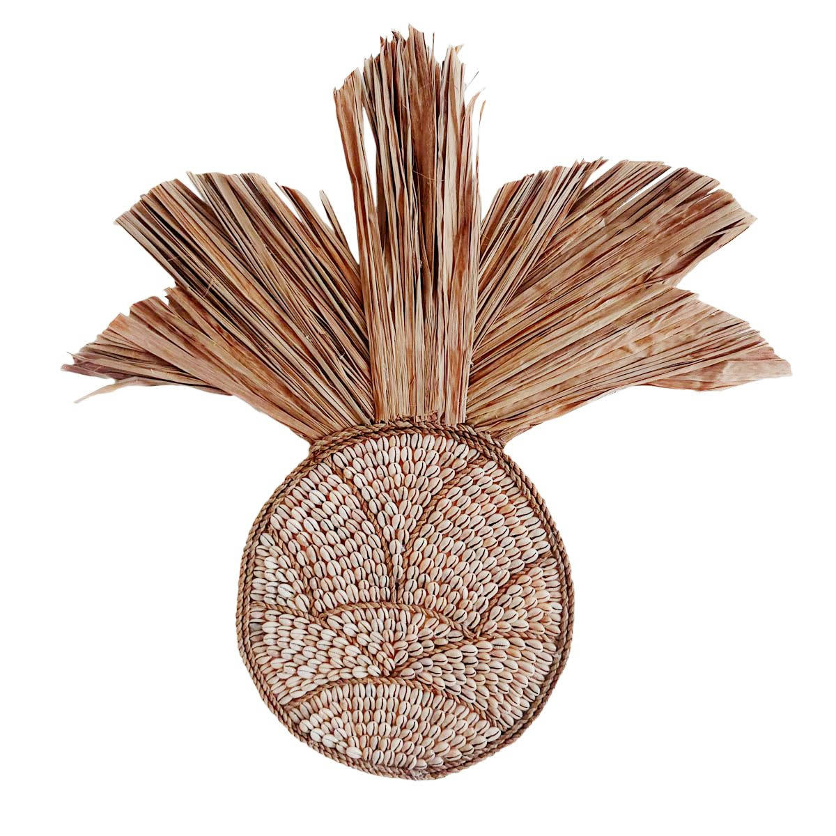 PINA - Décoration murale en forme d'ananas,  beige 55 x 55 cm