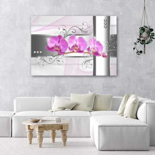 Feeby Obraz na płótnie Storczyki kwiaty natura różowy 60x40