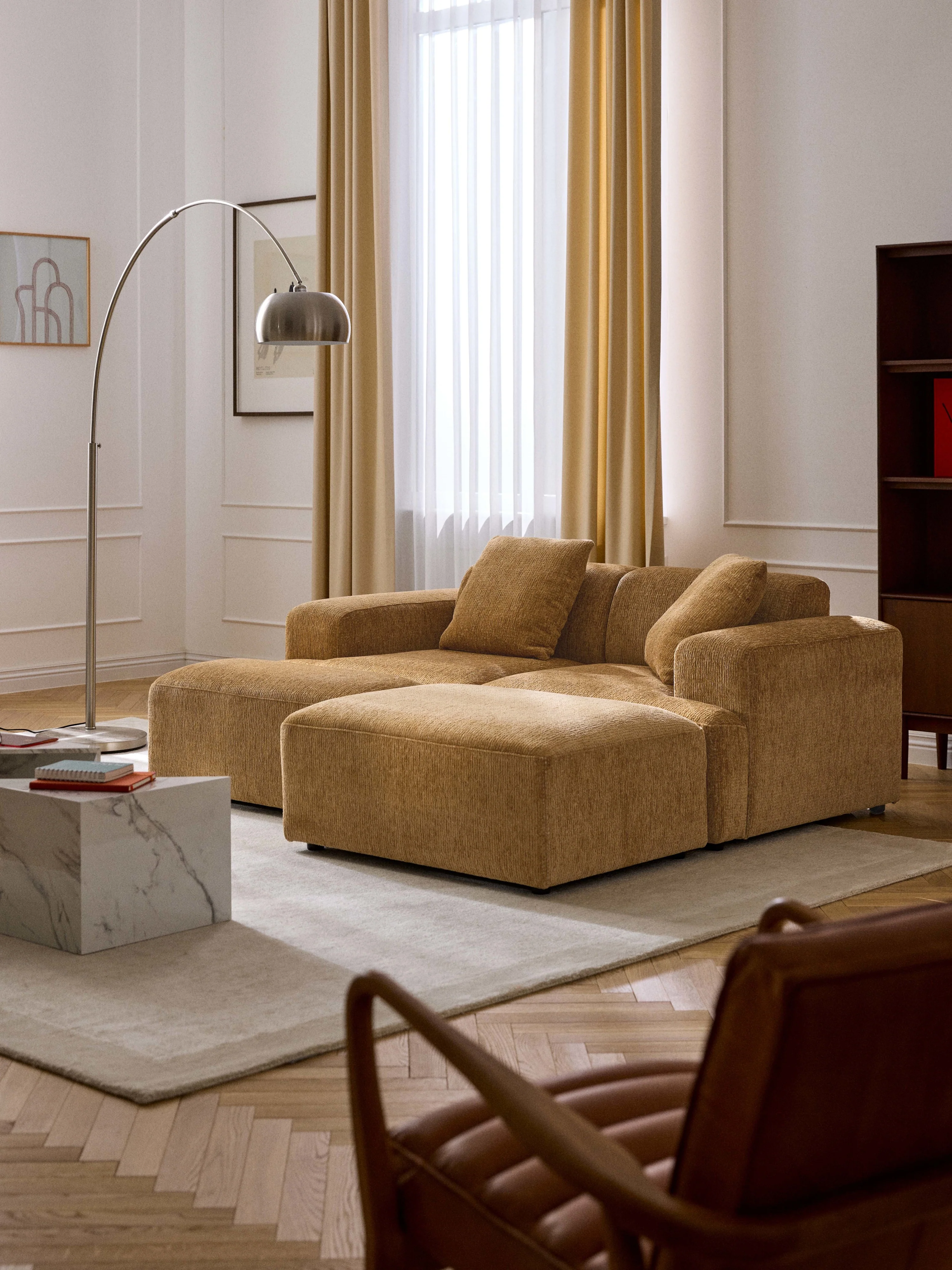 Sofa-Hocker Melva, B 99 x T 72 cm